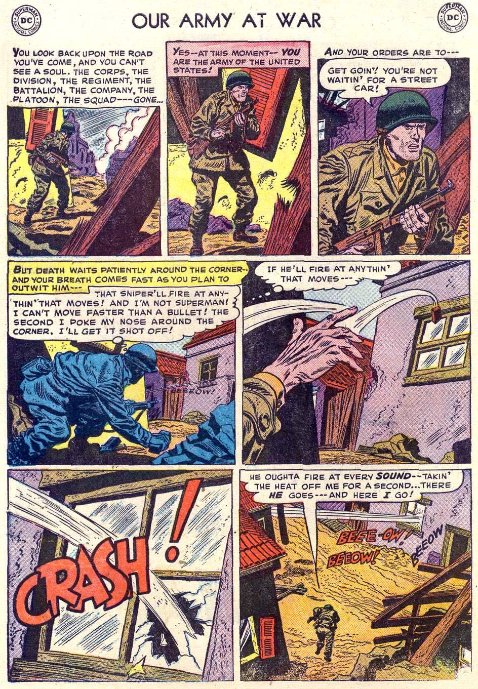 Read online Our Army at War (1952) comic -  Issue #8 - 4