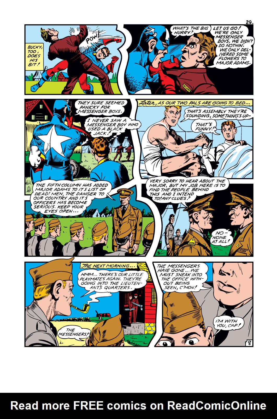 Read online Captain America Comics comic -  Issue #14 - 31