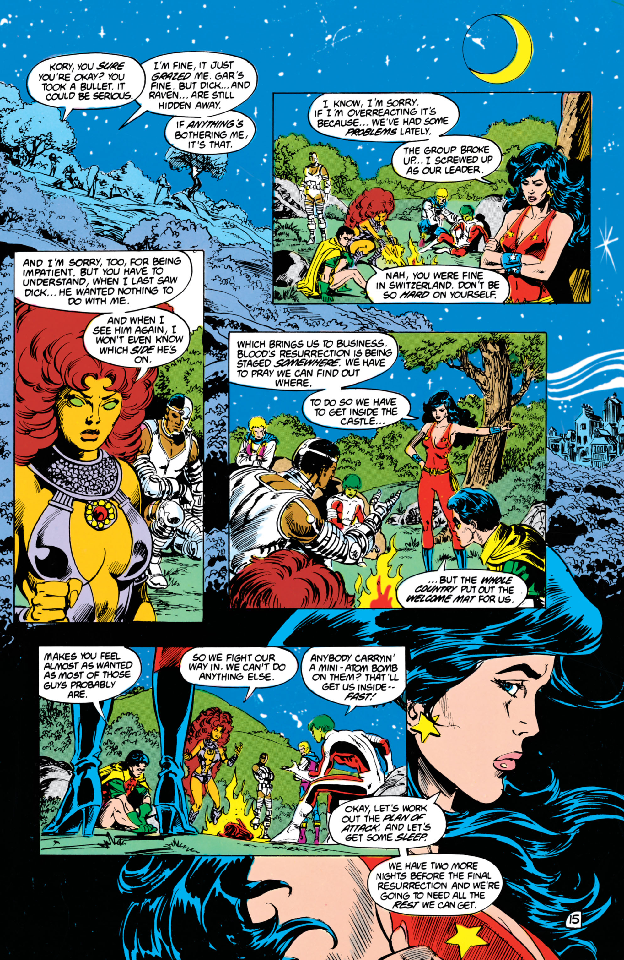 Read online The New Teen Titans (1984) comic -  Issue #26 - 16