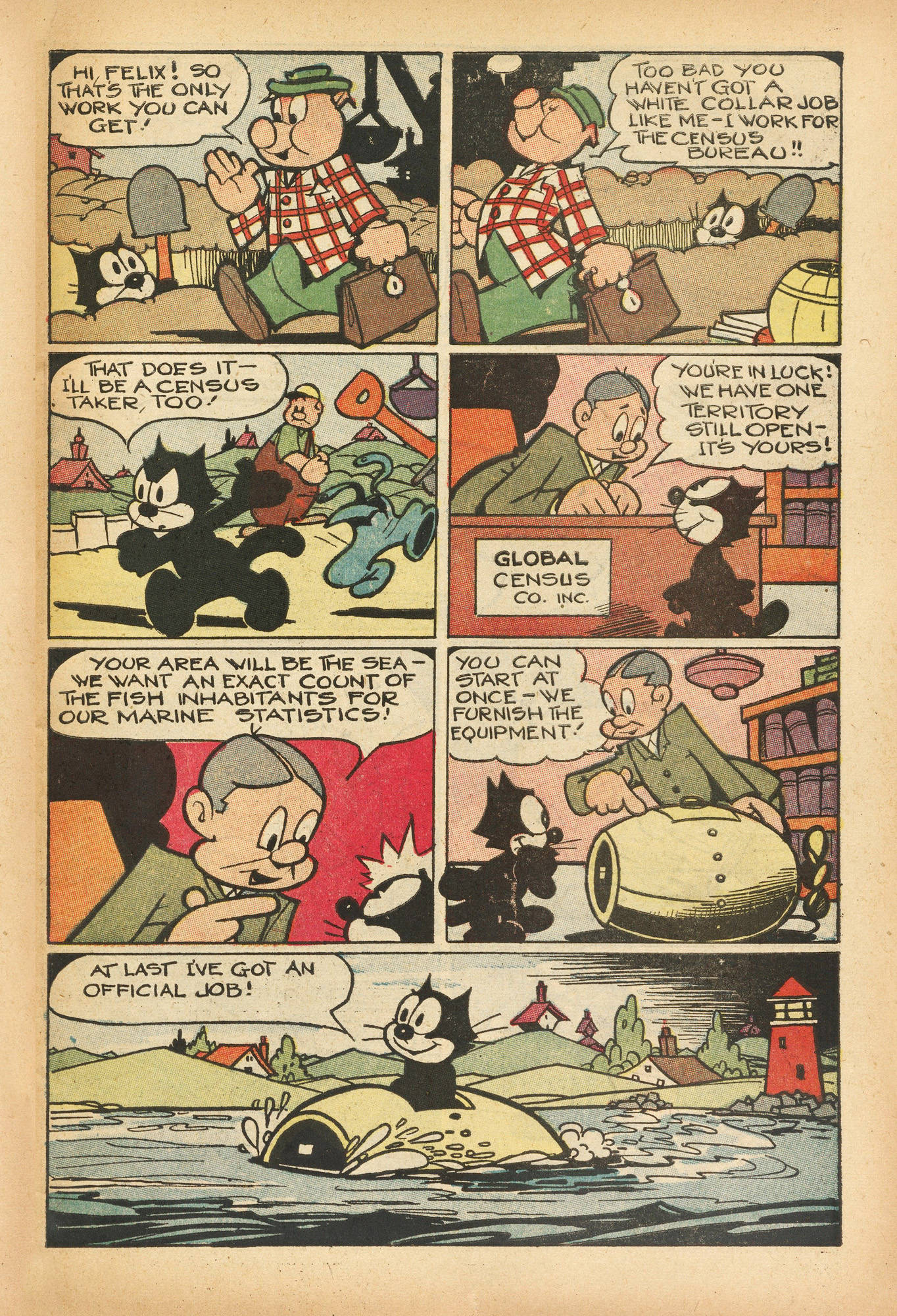 Read online Felix the Cat (1951) comic -  Issue #53 - 5