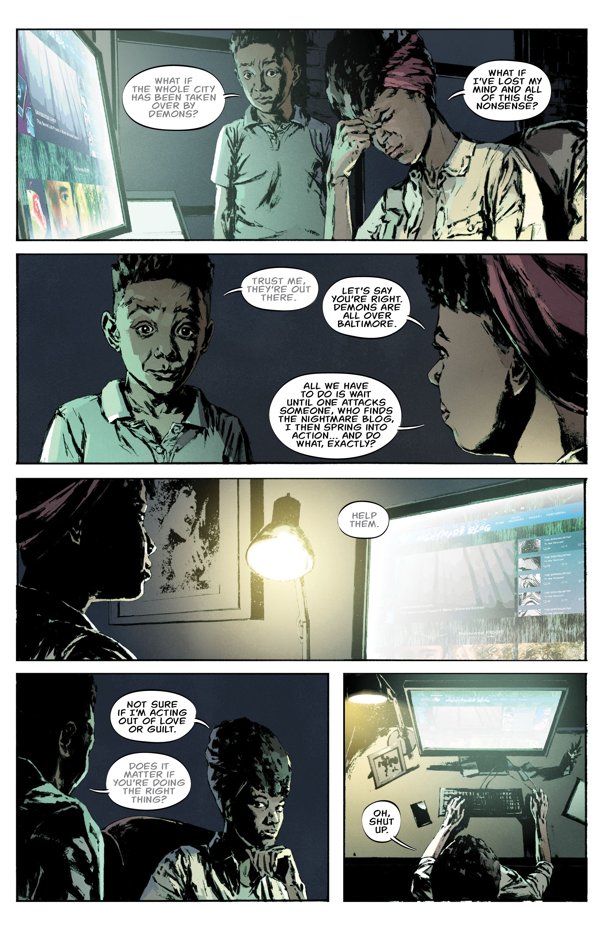 Read online Nita Hawes' Nightmare Blog comic -  Issue #1 - 23