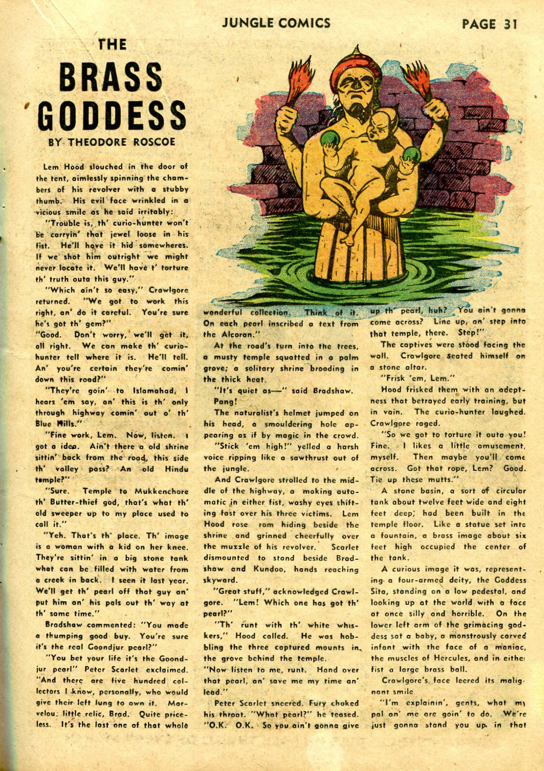 Read online Jungle Comics comic -  Issue #28 - 34