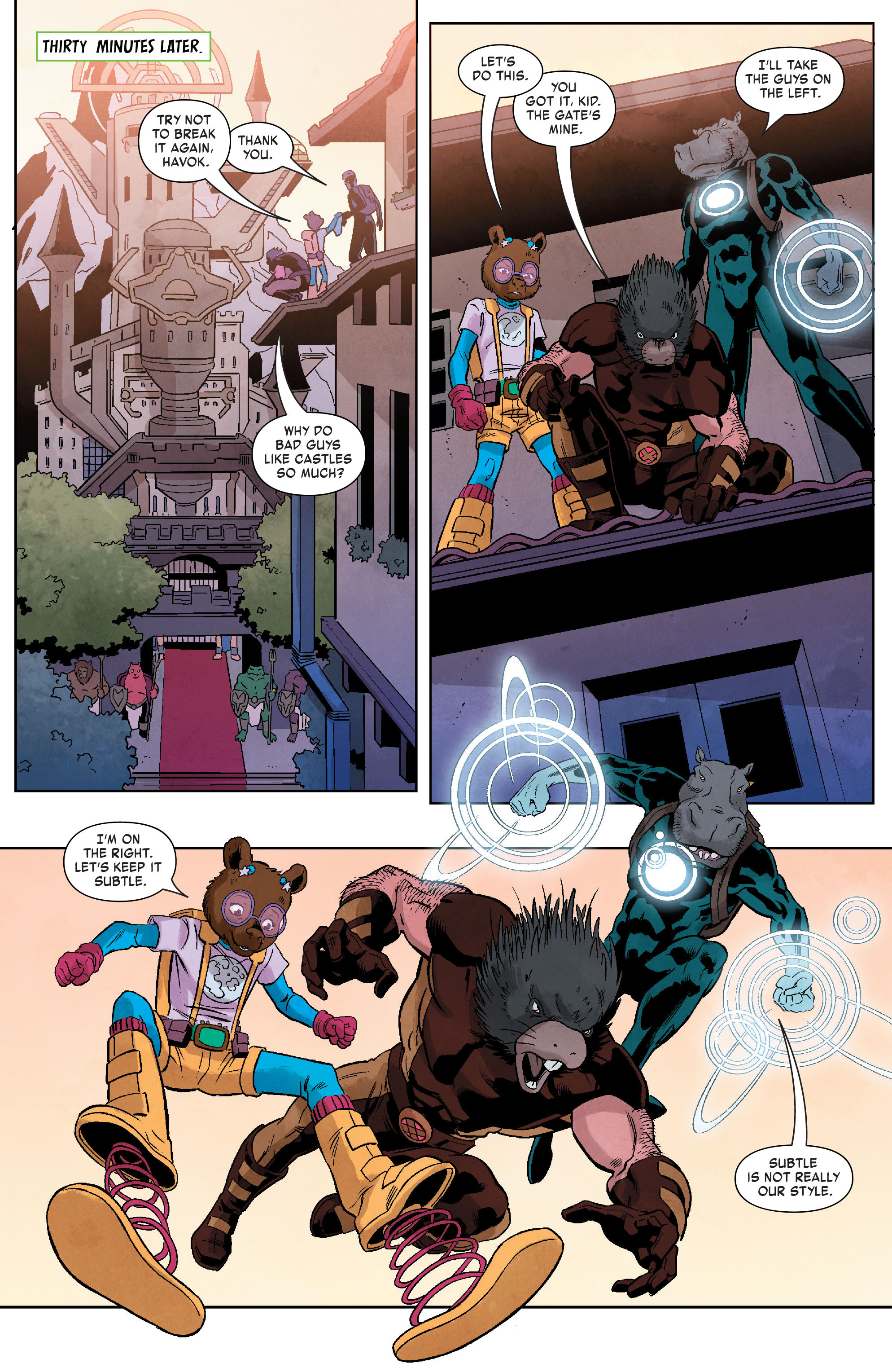 Read online X-Men & Moon Girl comic -  Issue #1 - 12