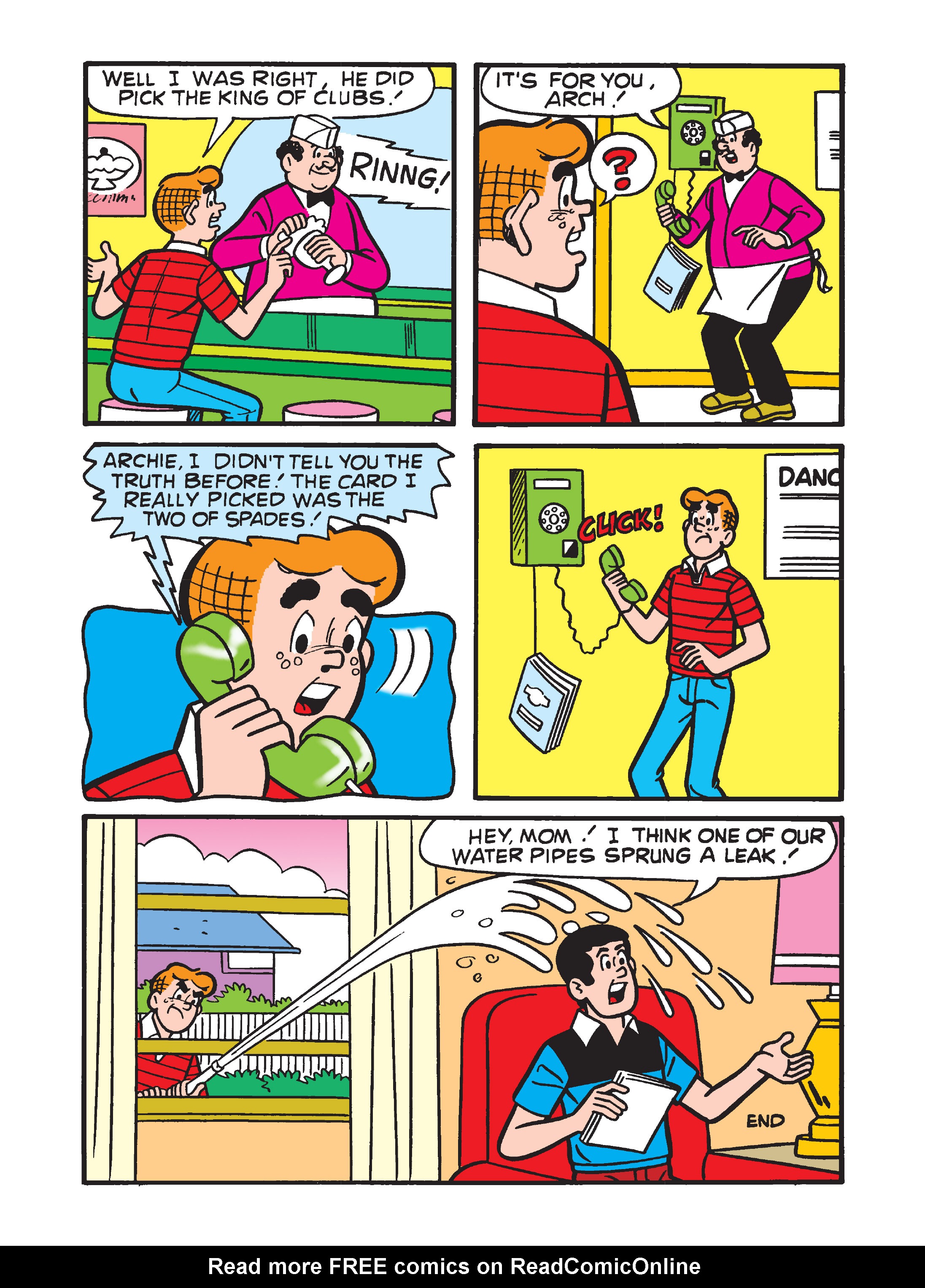 Read online Archie's Funhouse Double Digest comic -  Issue #6 - 192