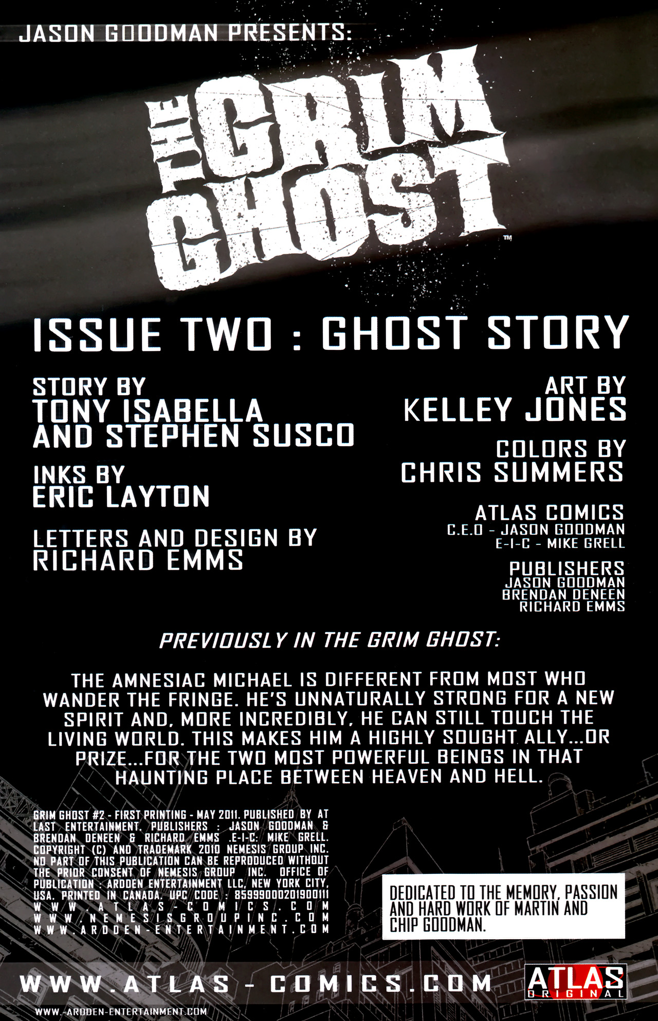Read online The Grim Ghost comic -  Issue #2 - 2