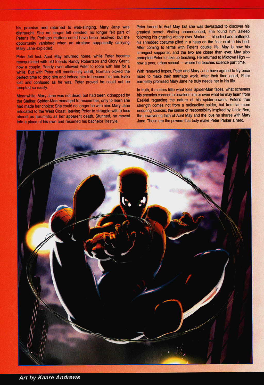 Read online Official Handbook of the Marvel Universe: Spider-Man 2004 comic -  Issue # Full - 36