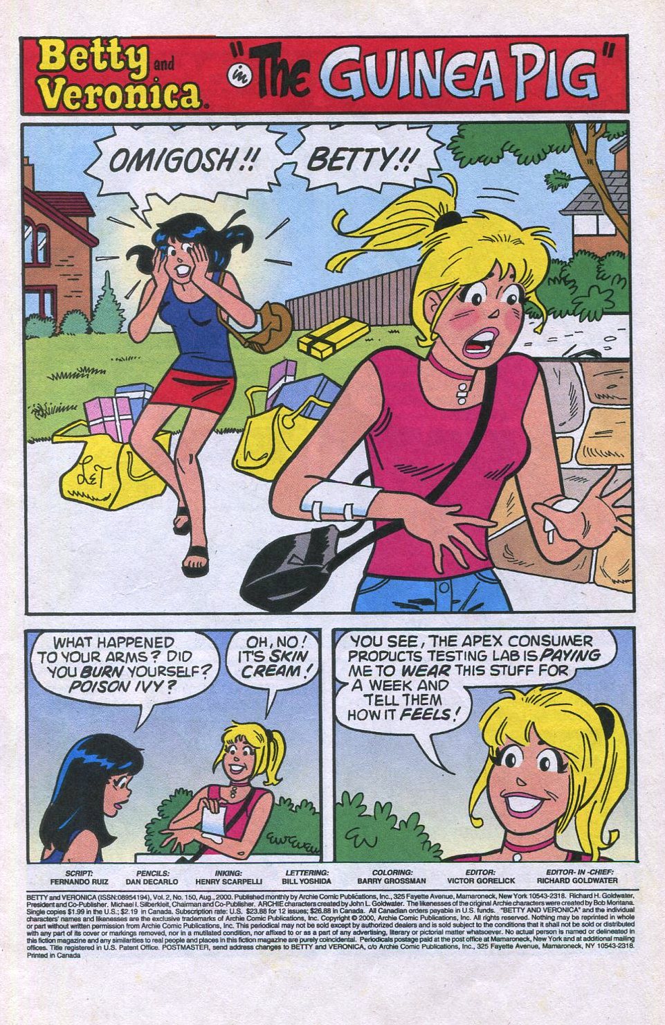 Read online Betty and Veronica (1987) comic -  Issue #150 - 3