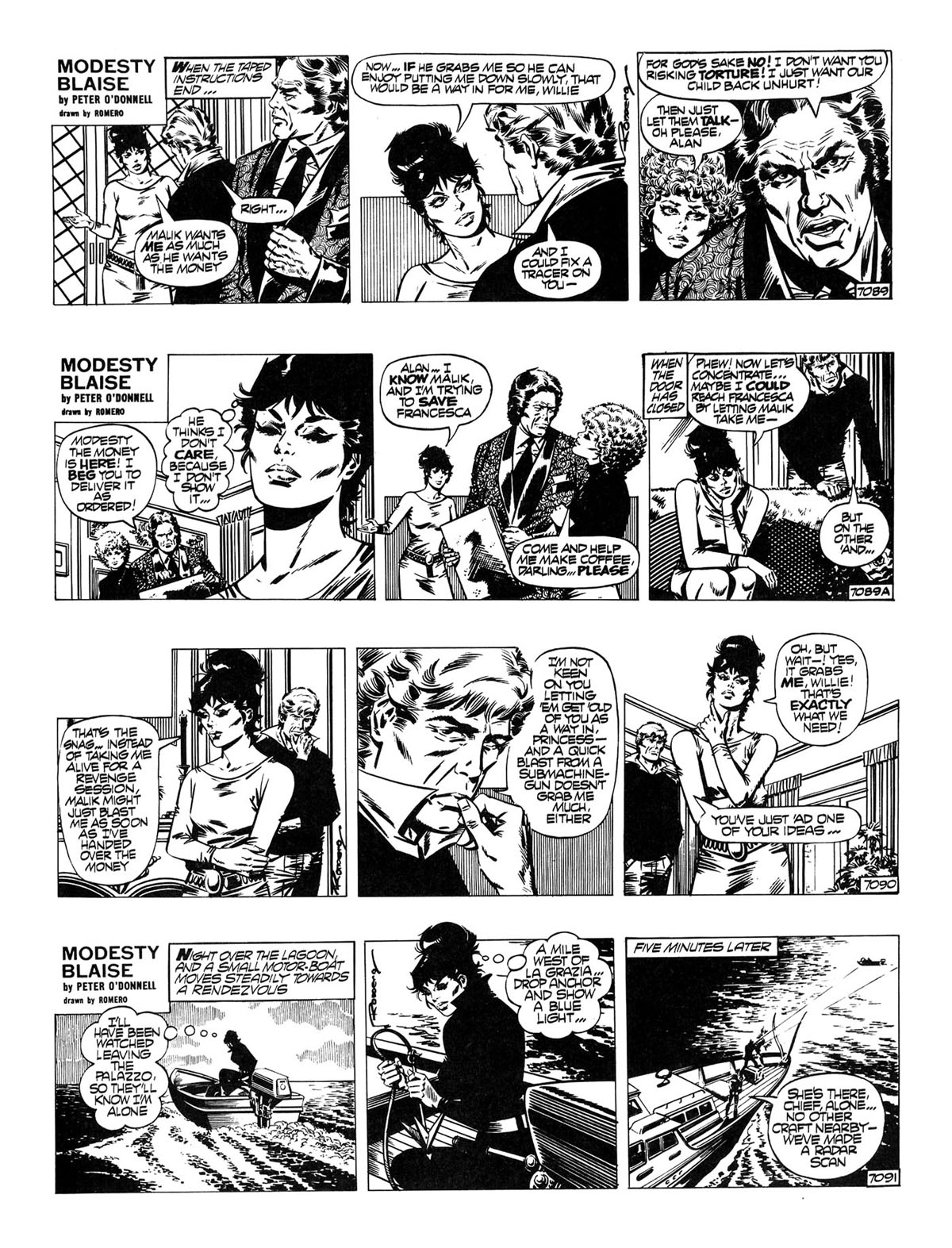 Read online Modesty Blaise Live bait comic -  Issue # TPB - 18