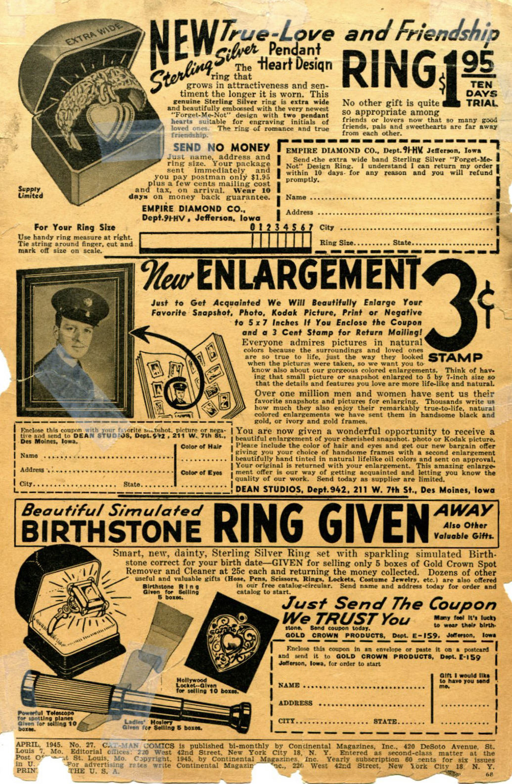 Read online Cat-Man Comics comic -  Issue #27 - 2