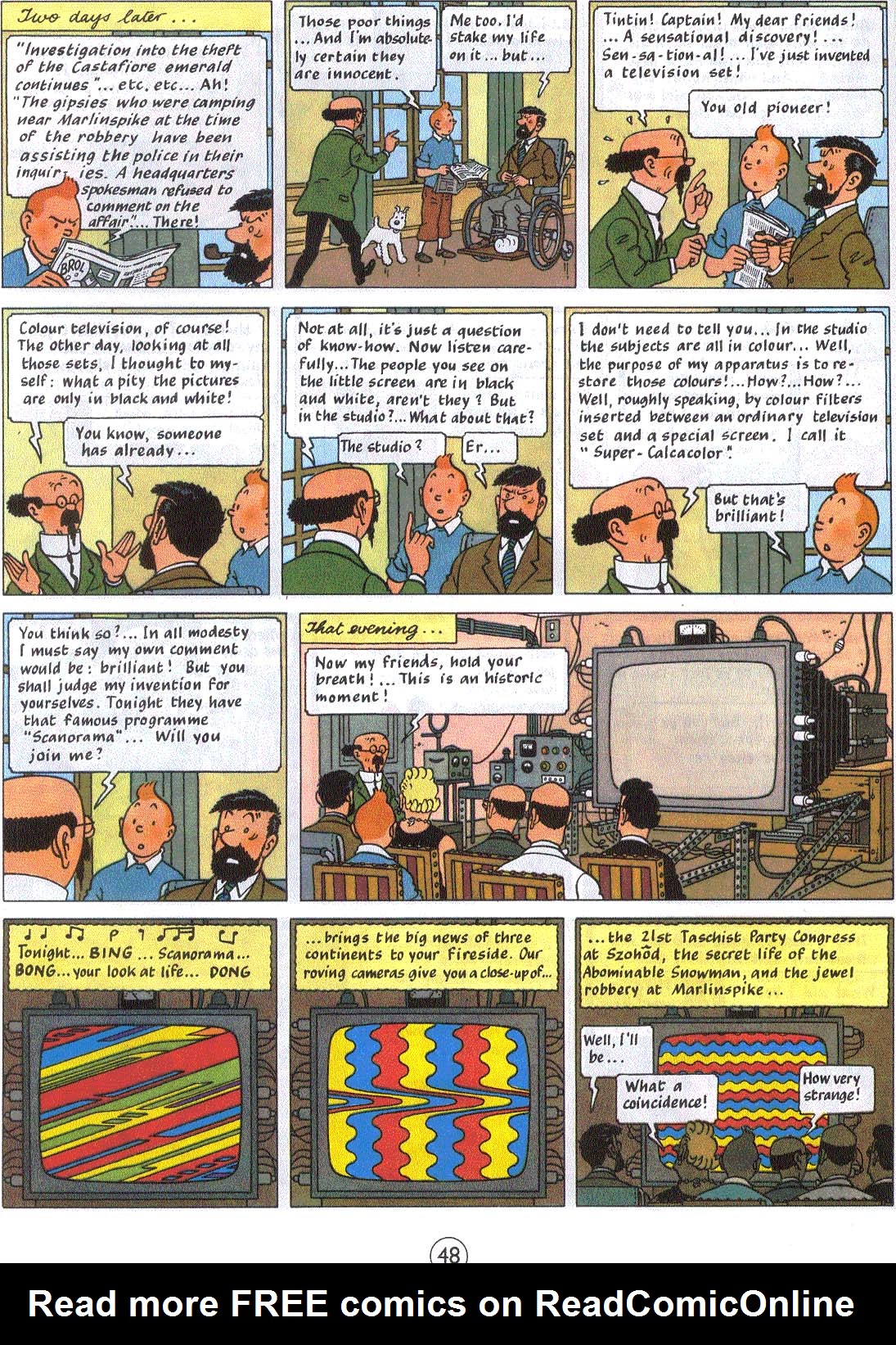 Read online The Adventures of Tintin comic -  Issue #21 - 50