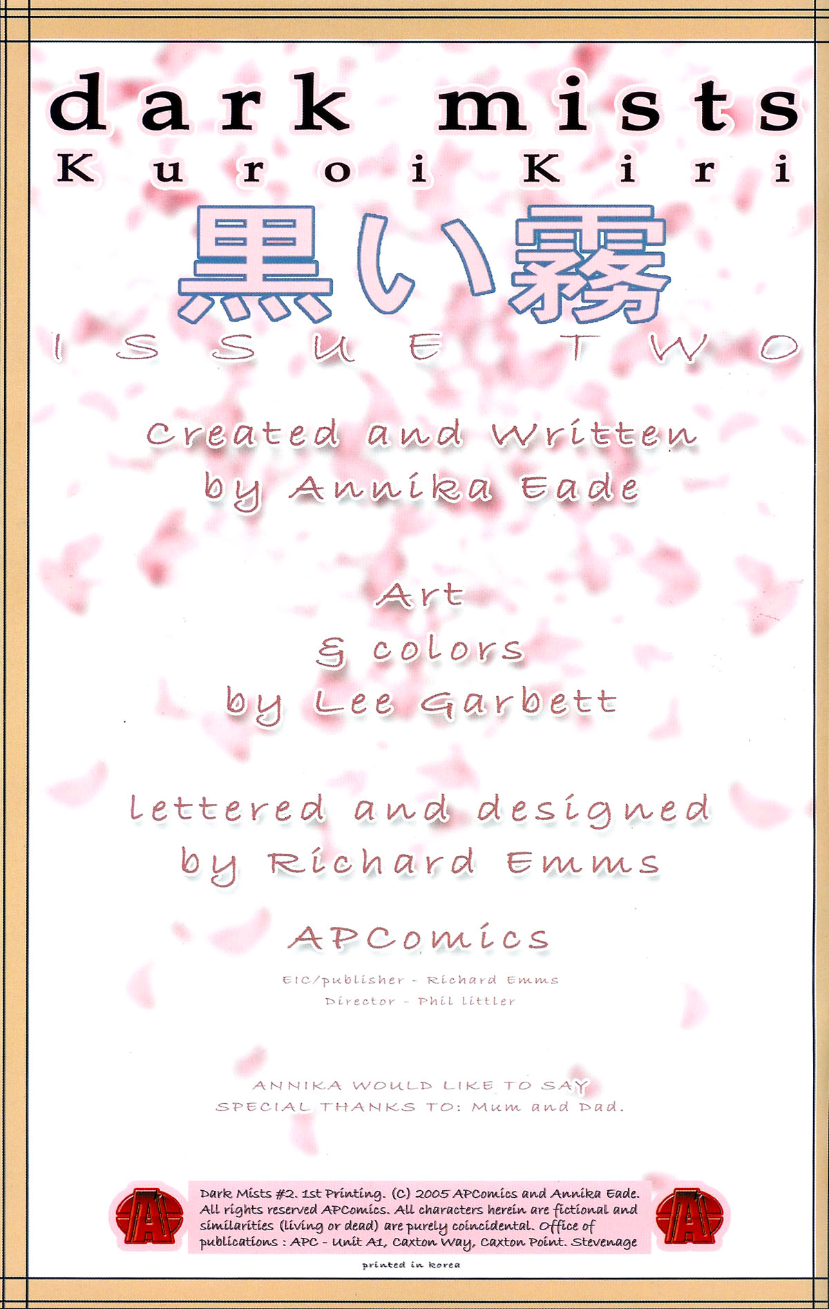 Read online Dark Mists comic -  Issue #2 - 2