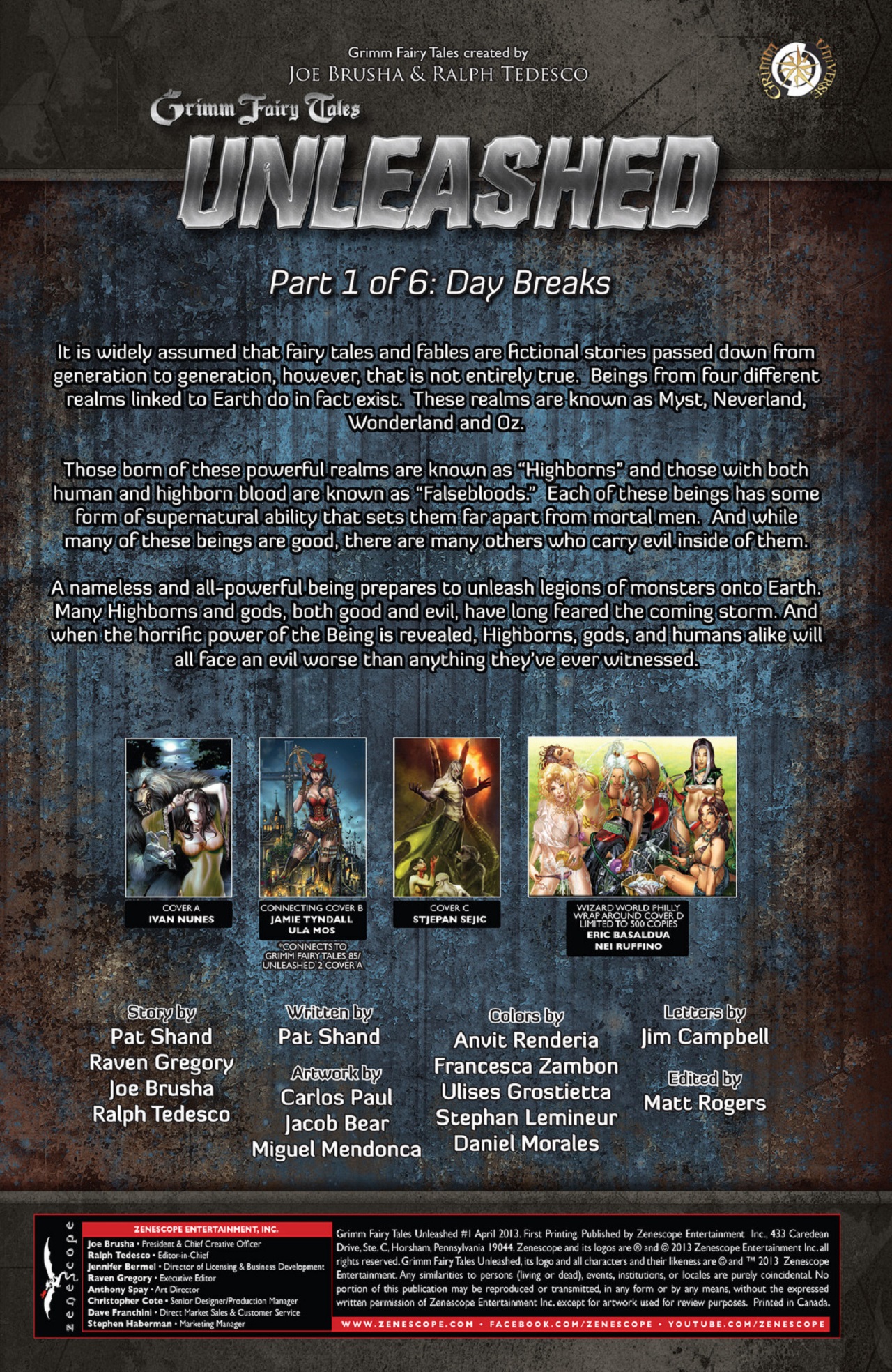 Read online Grimm Fairy Tales: Unleashed comic -  Issue #1 - 2