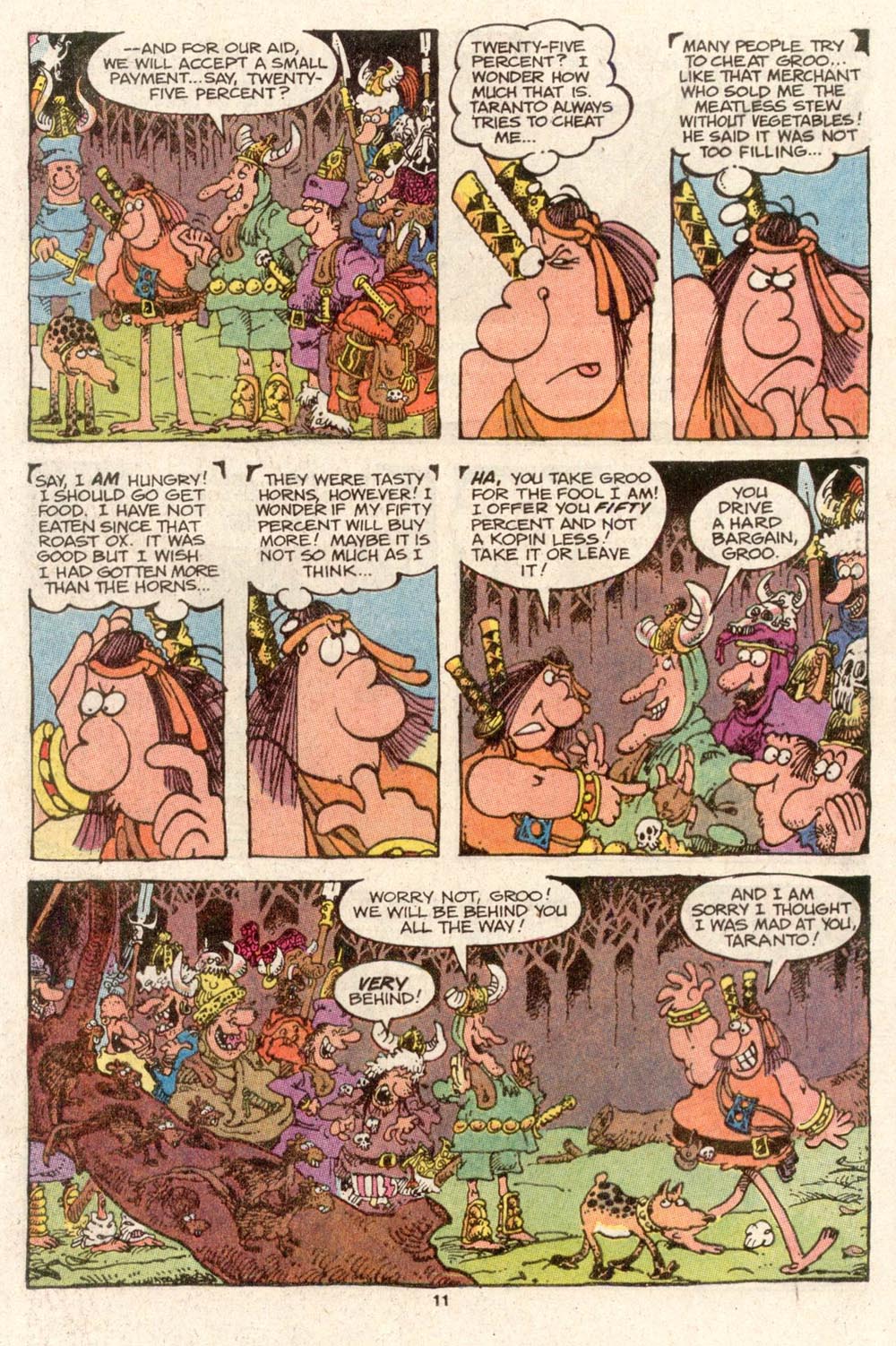 Read online Sergio Aragonés Groo the Wanderer comic -  Issue #47 - 11