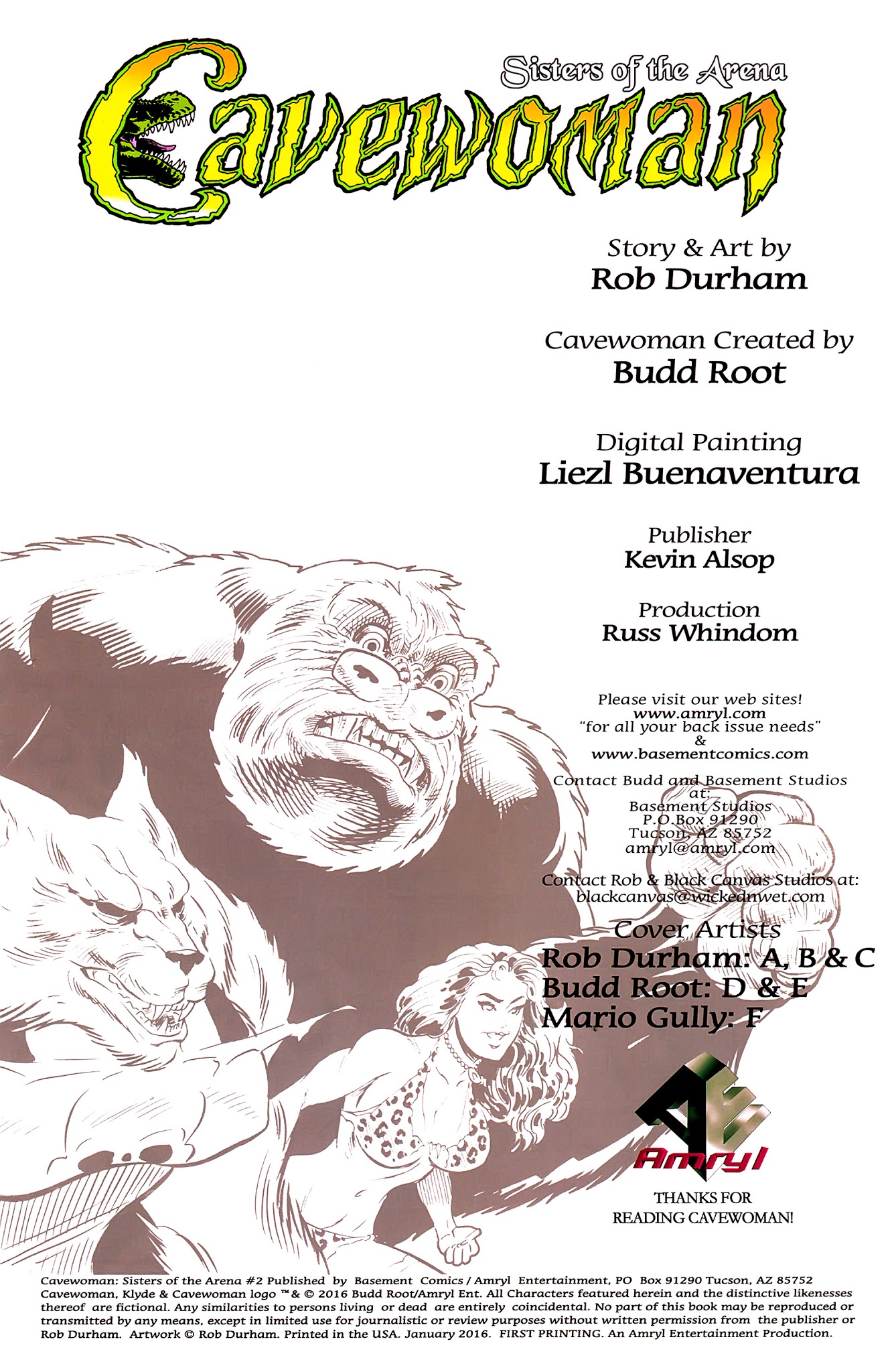 Read online Cavewoman: Sisters of the Arena comic -  Issue #2 - 2