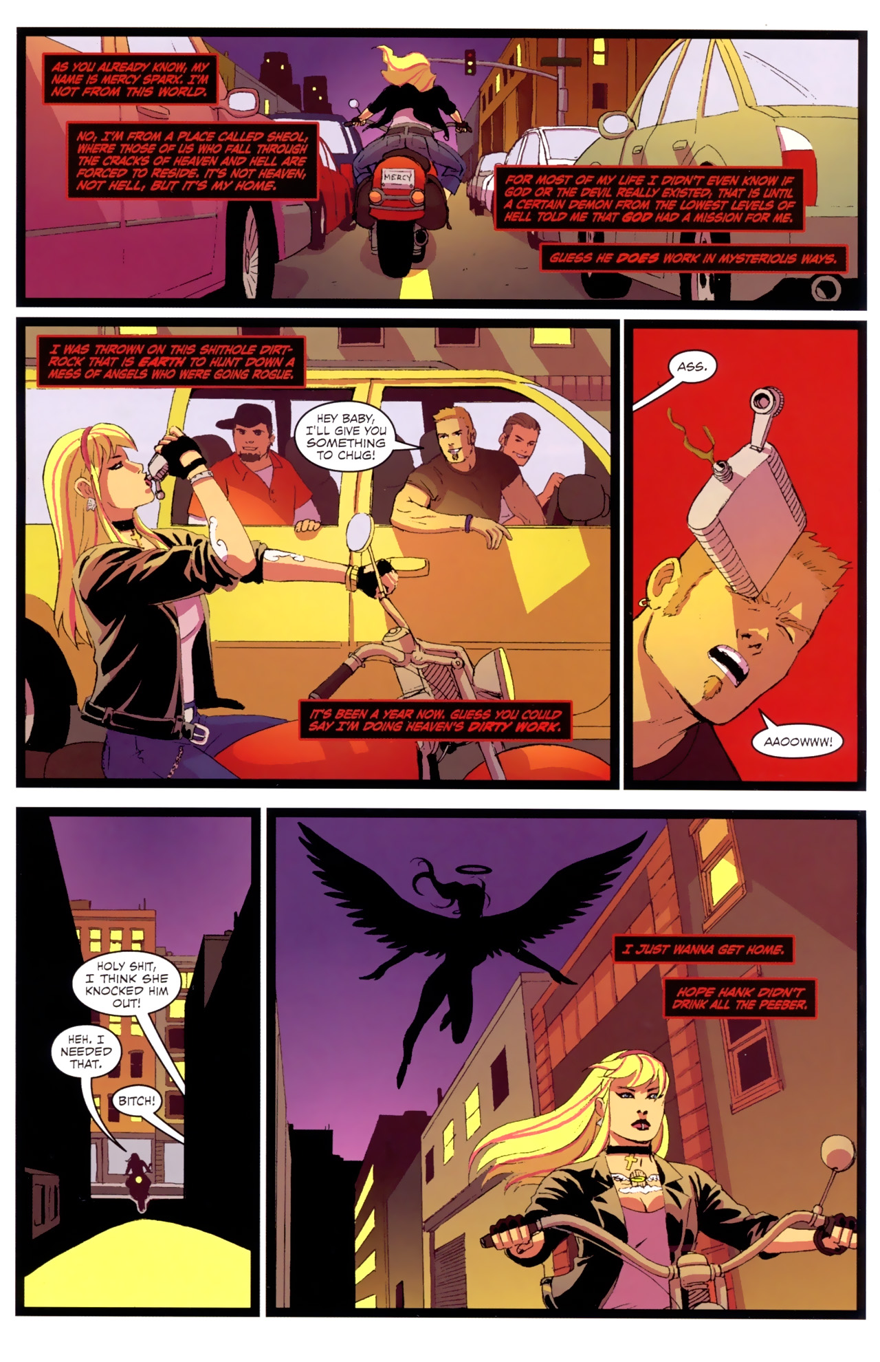 Read online Mercy Sparx (2008) comic -  Issue #1 - 11