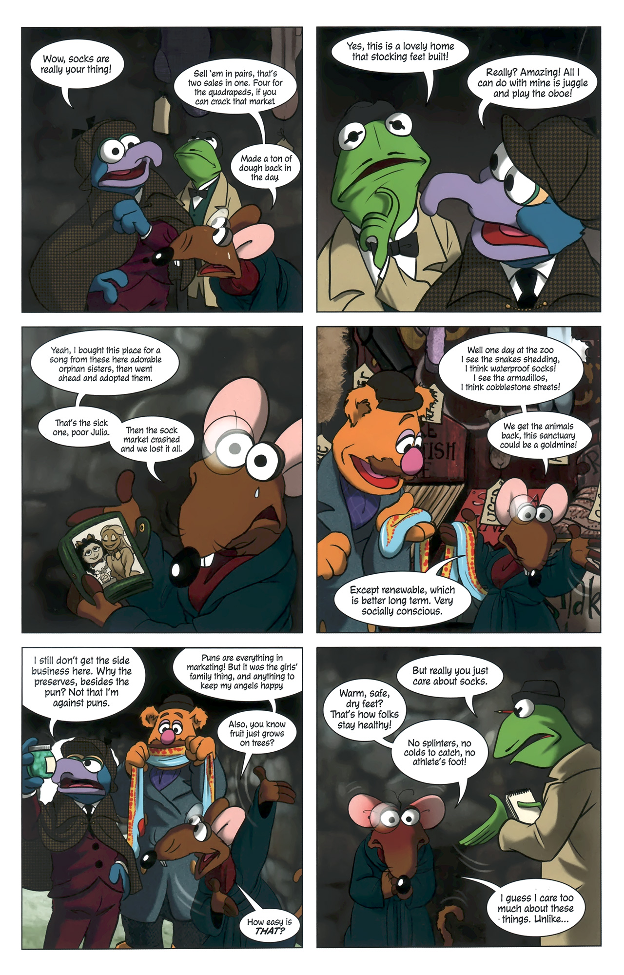 Read online Muppet Sherlock Holmes comic -  Issue #1 - 14