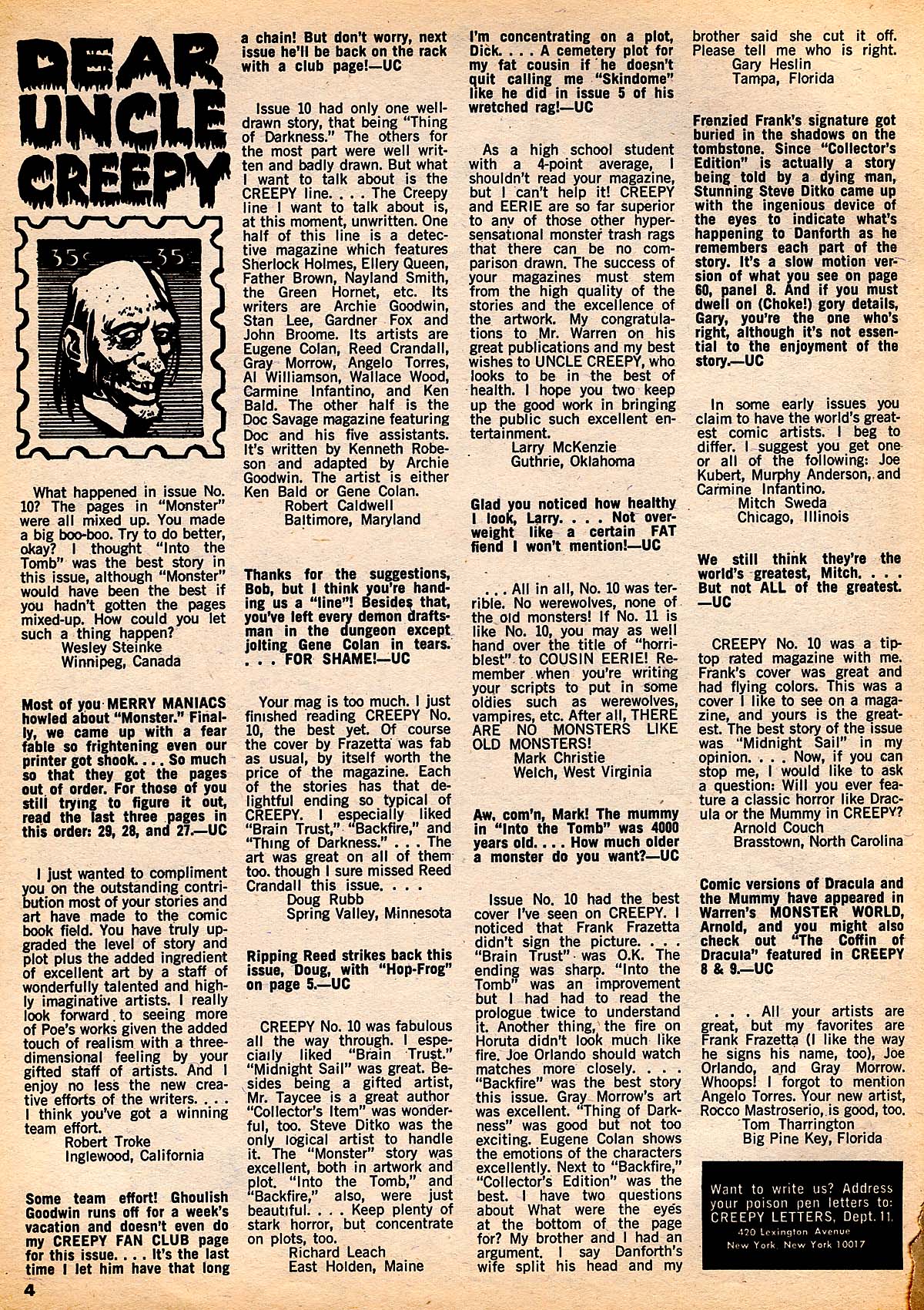 Read online Creepy (1964) comic -  Issue #11 - 4