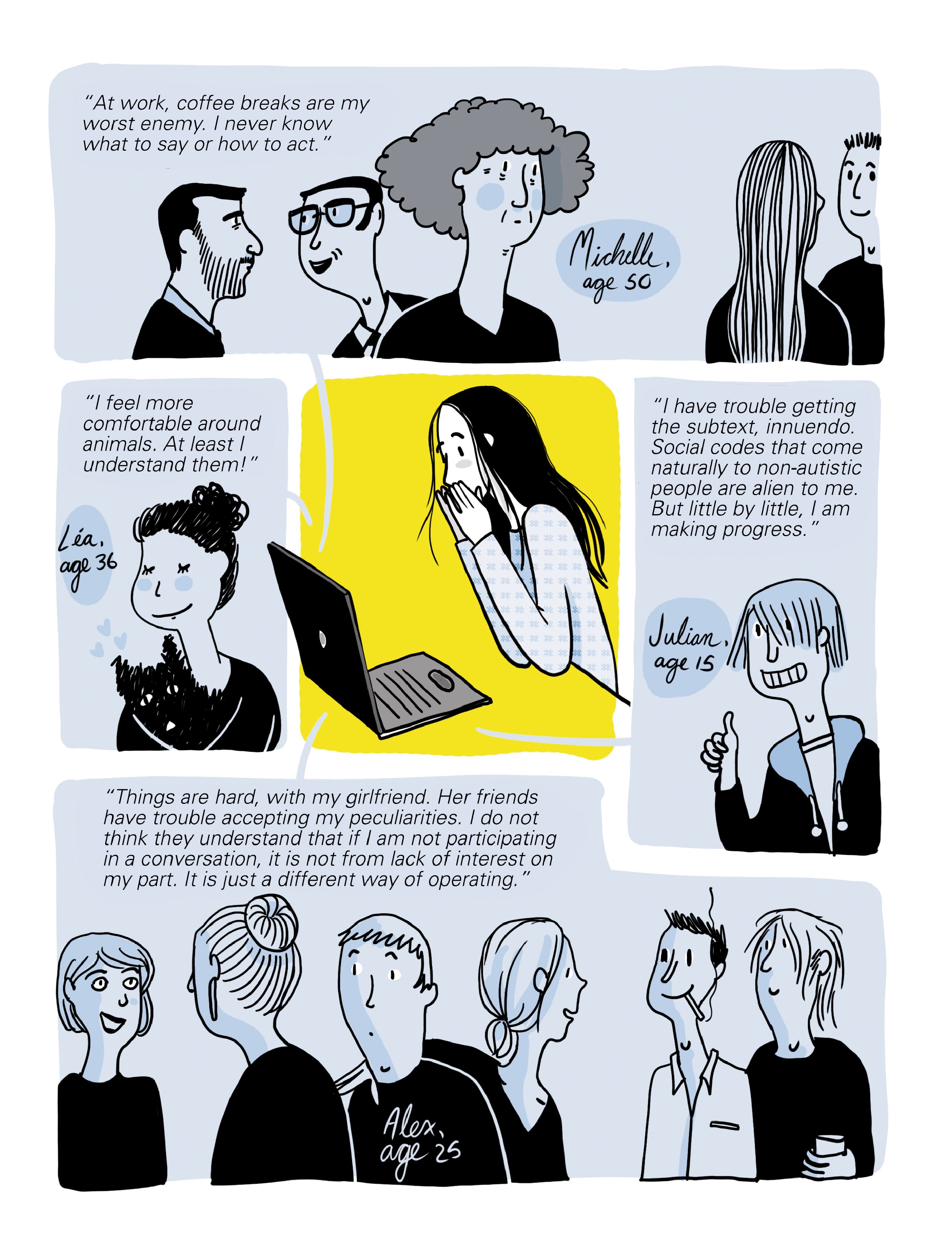 Read online Invisible Differences: A Story of Asperger's, Adulting, and Living A Life In Full Color comic -  Issue # TPB (Part 1) - 97