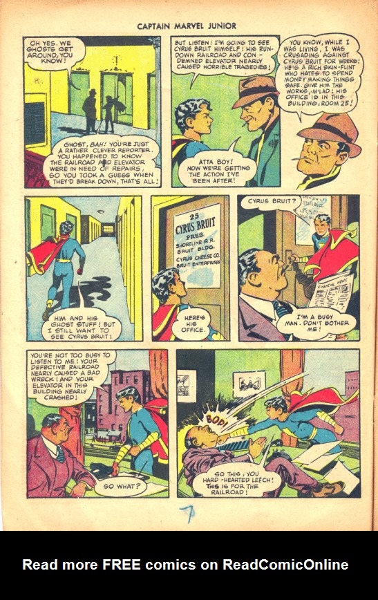 Read online Captain Marvel, Jr. comic -  Issue #41 - 33