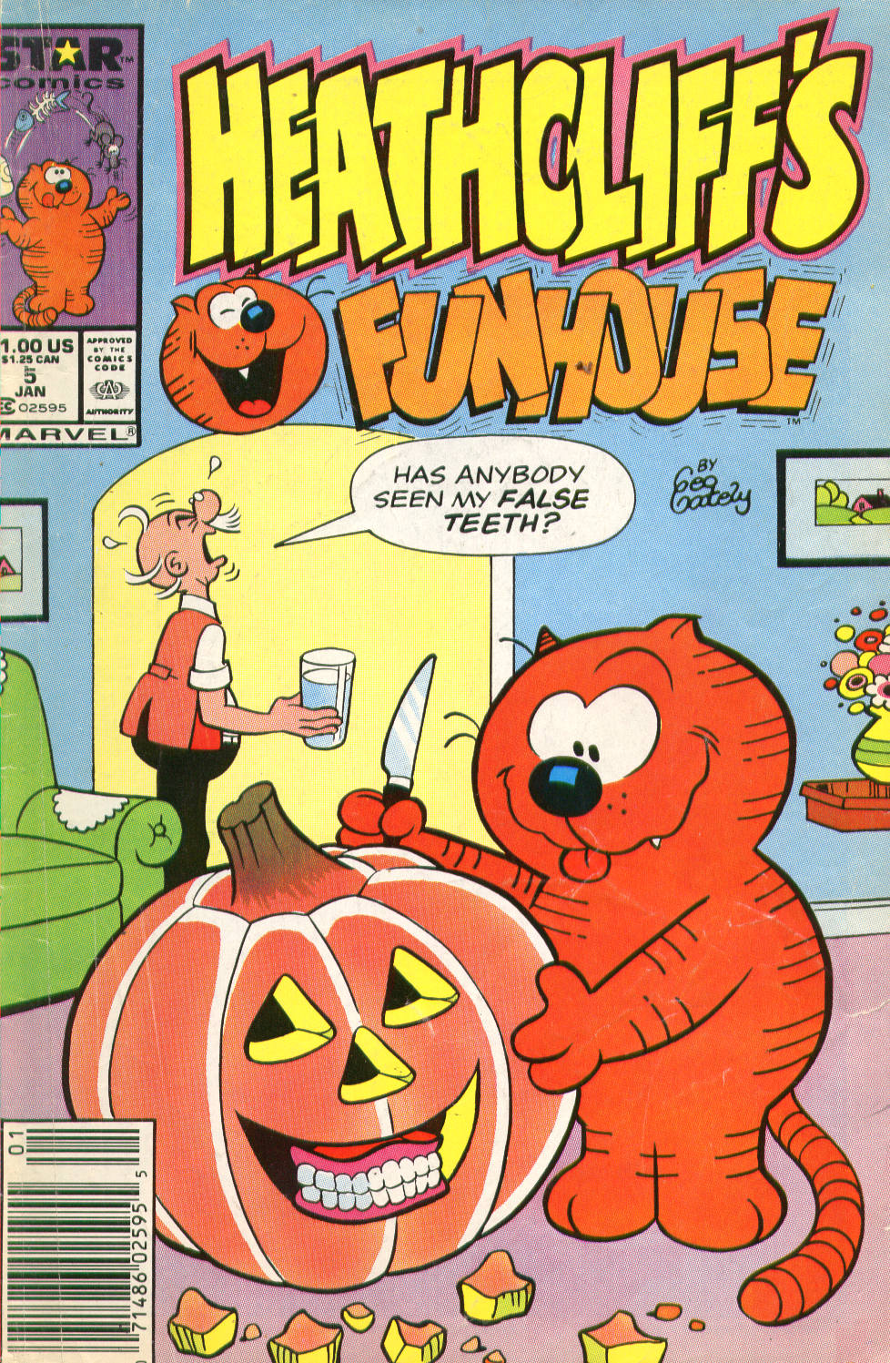 Read online Heathcliff's Funhouse comic -  Issue #5 - 1