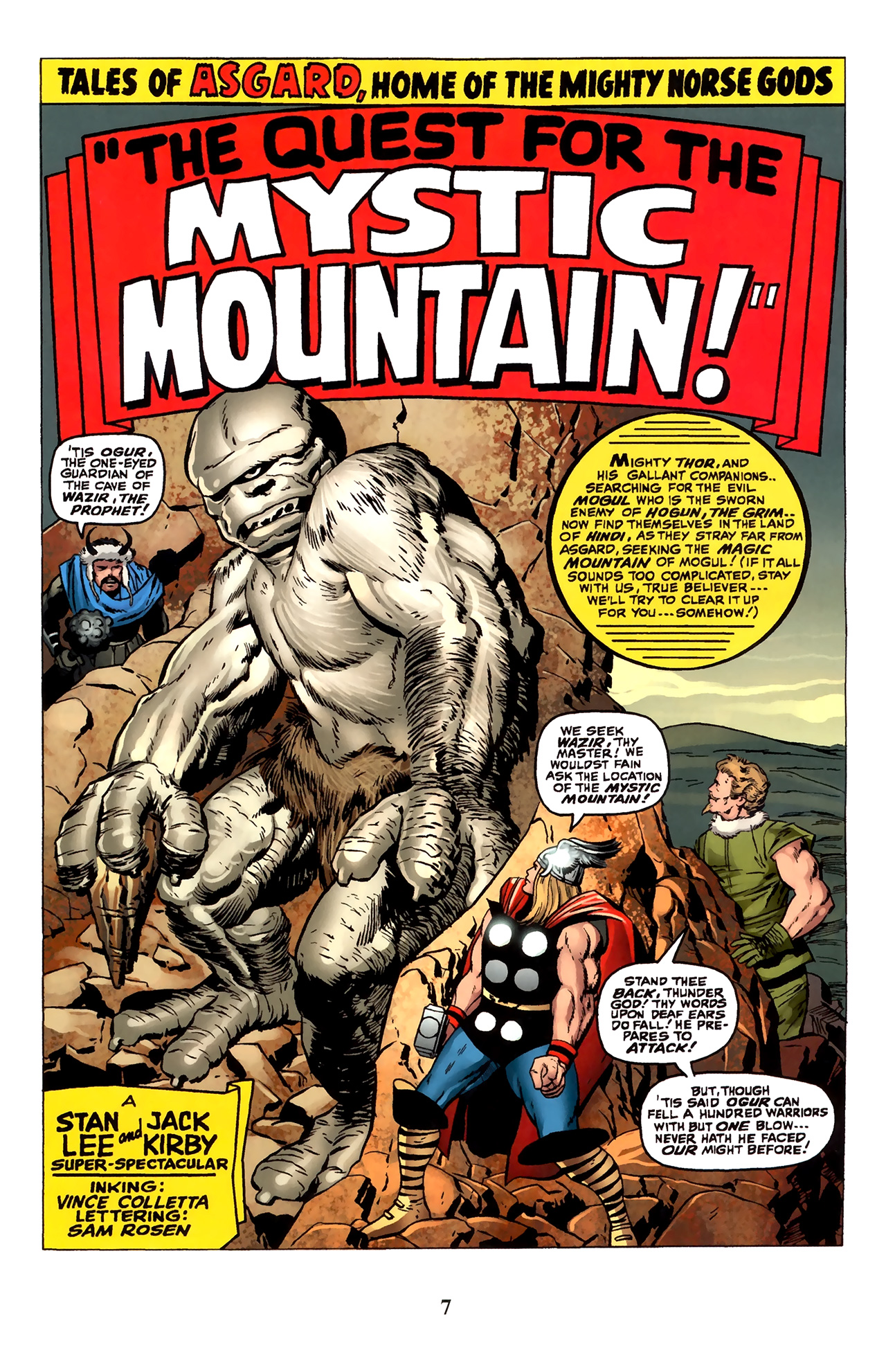 Read online Thor: Tales of Asgard by Stan Lee & Jack Kirby comic -  Issue #6 - 9