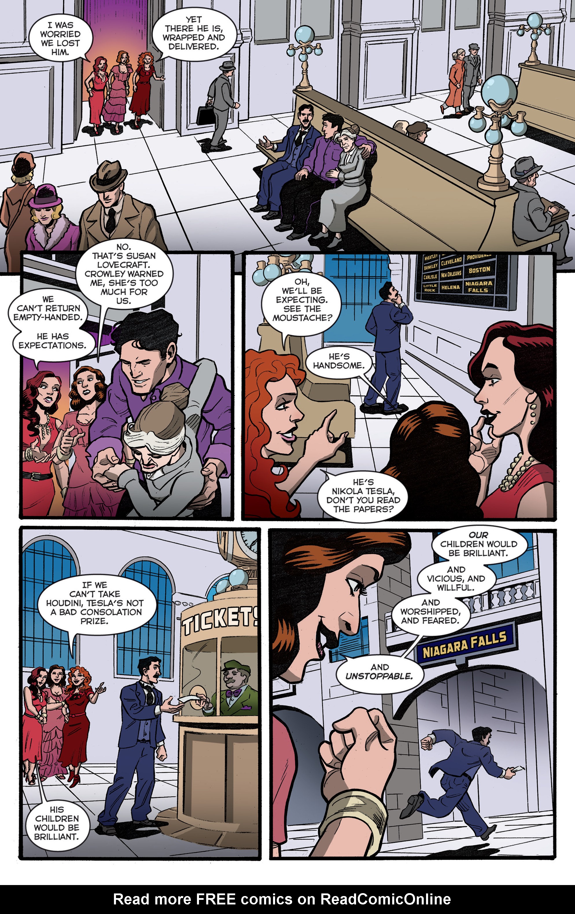 Read online Herald: Lovecraft & Tesla - Bundles of Joy comic -  Issue #2 - 22
