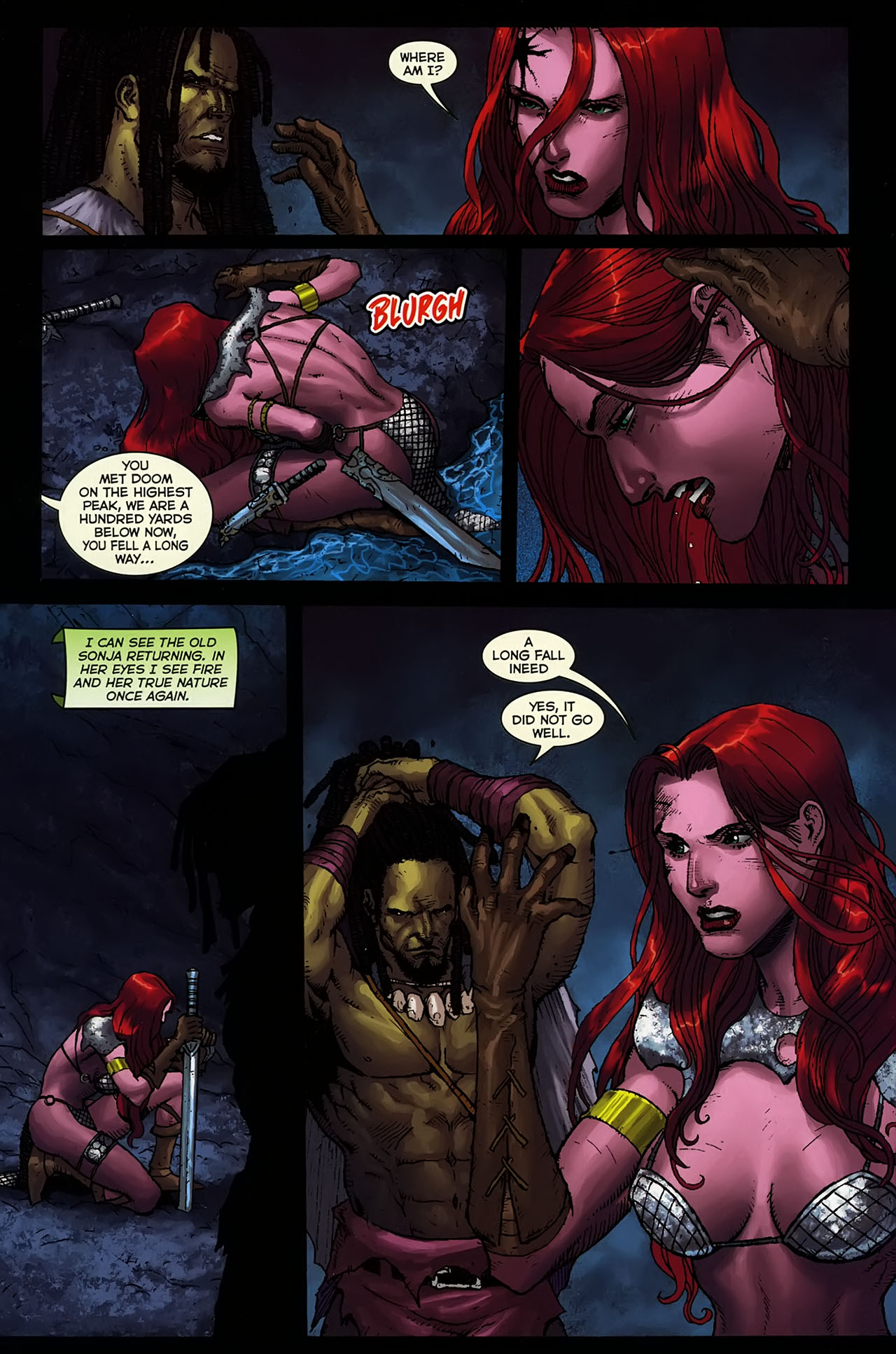 Read online Sword of Red Sonja: Doom of the Gods comic -  Issue #4 - 5