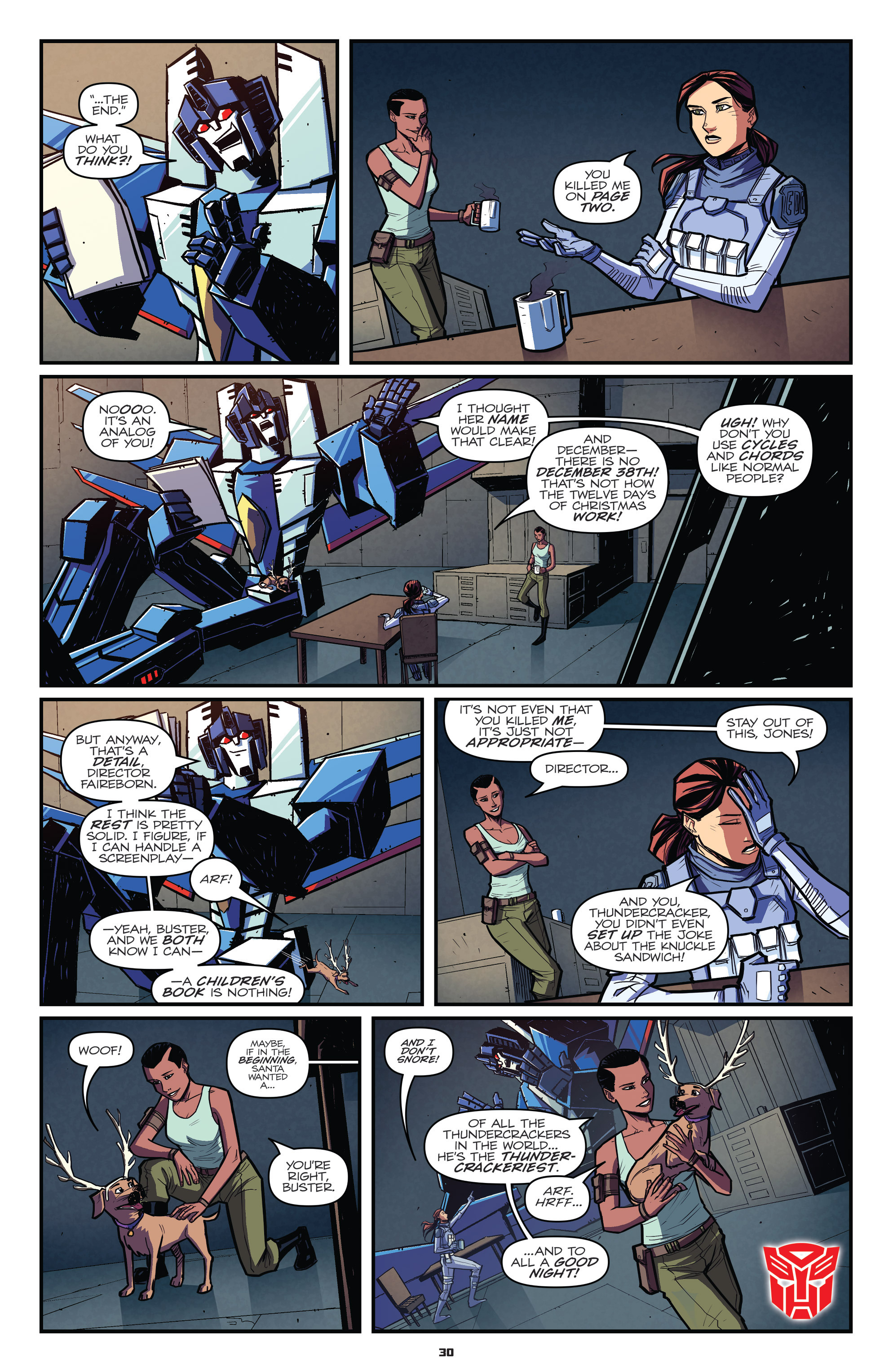 Read online Transformers: Holiday Special comic -  Issue # Full - 32