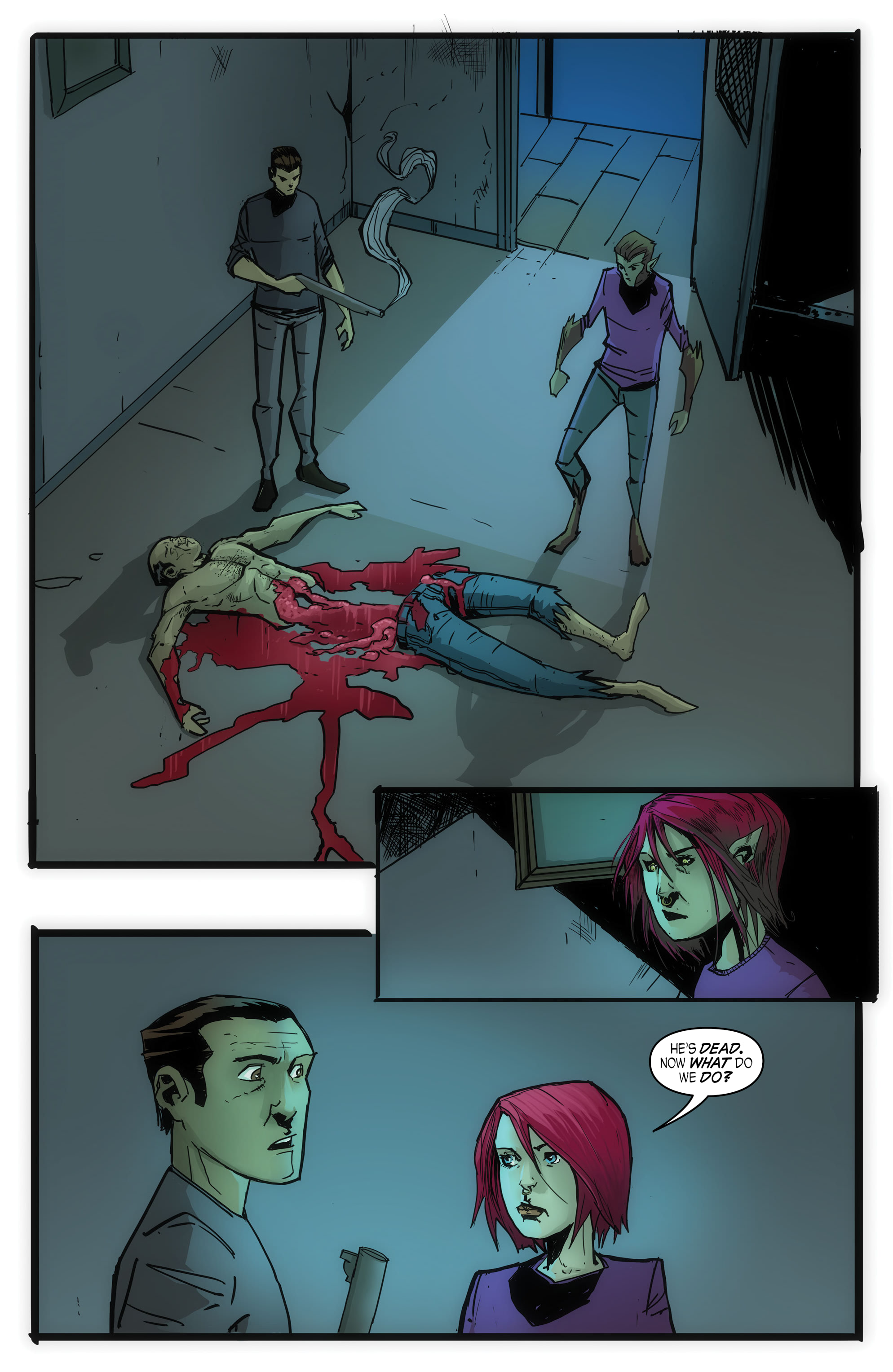 Read online John Carpenter Presents Storm Kids: Monica Bleue: A Werewolf Story comic -  Issue #5 - 12