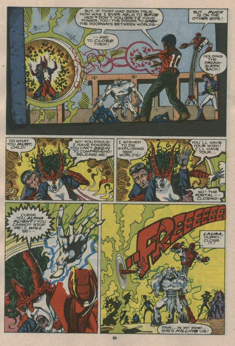 Read online Alpha Flight (1983) comic -  Issue #60 - 16