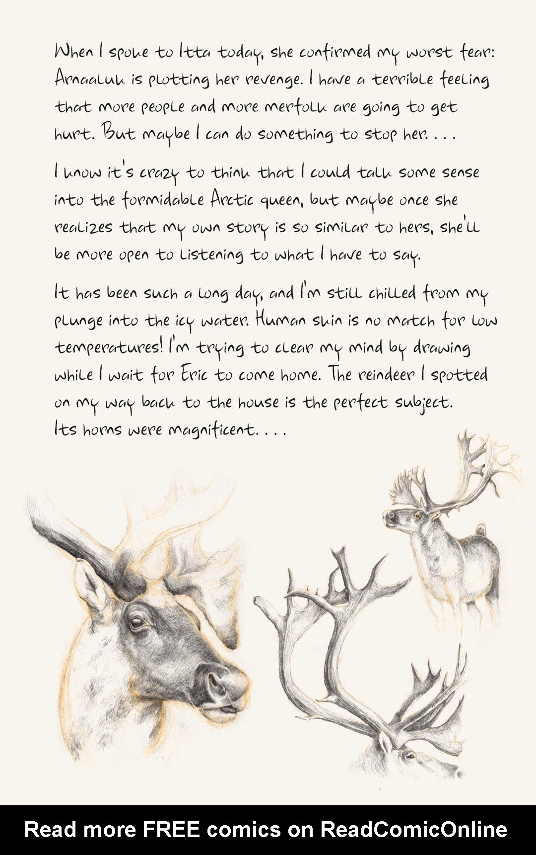 Read online Ariel and the Curse of the Sea Witches comic -  Issue # TPB - 56