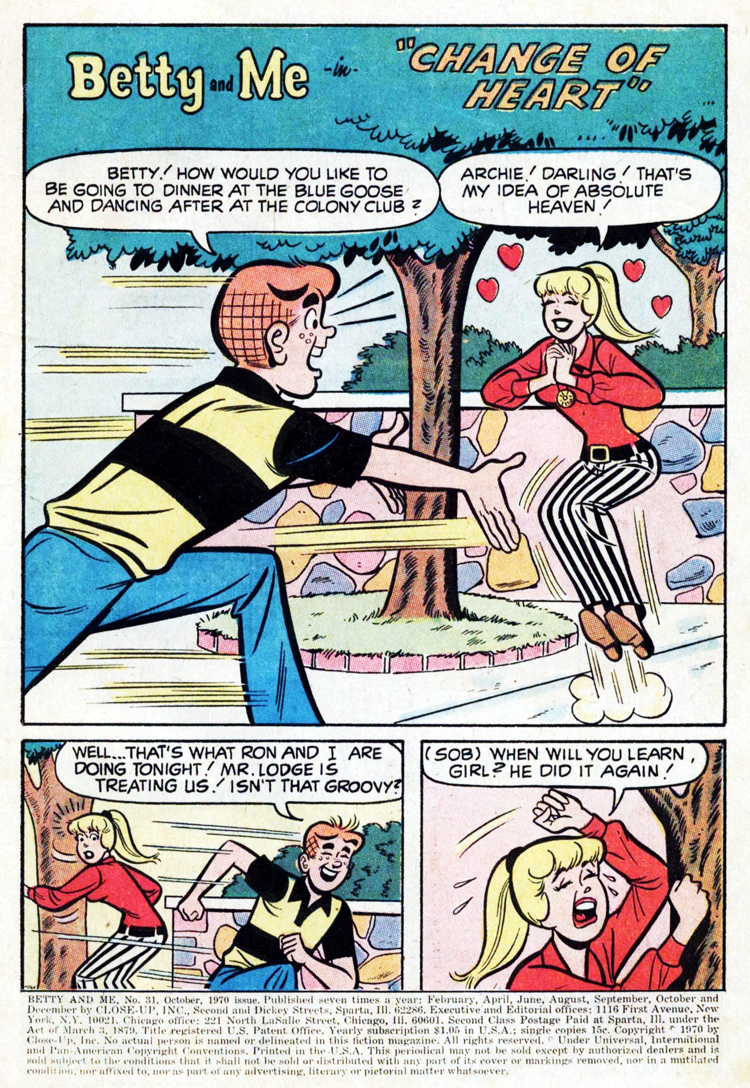 Read online Betty and Me comic -  Issue #31 - 3