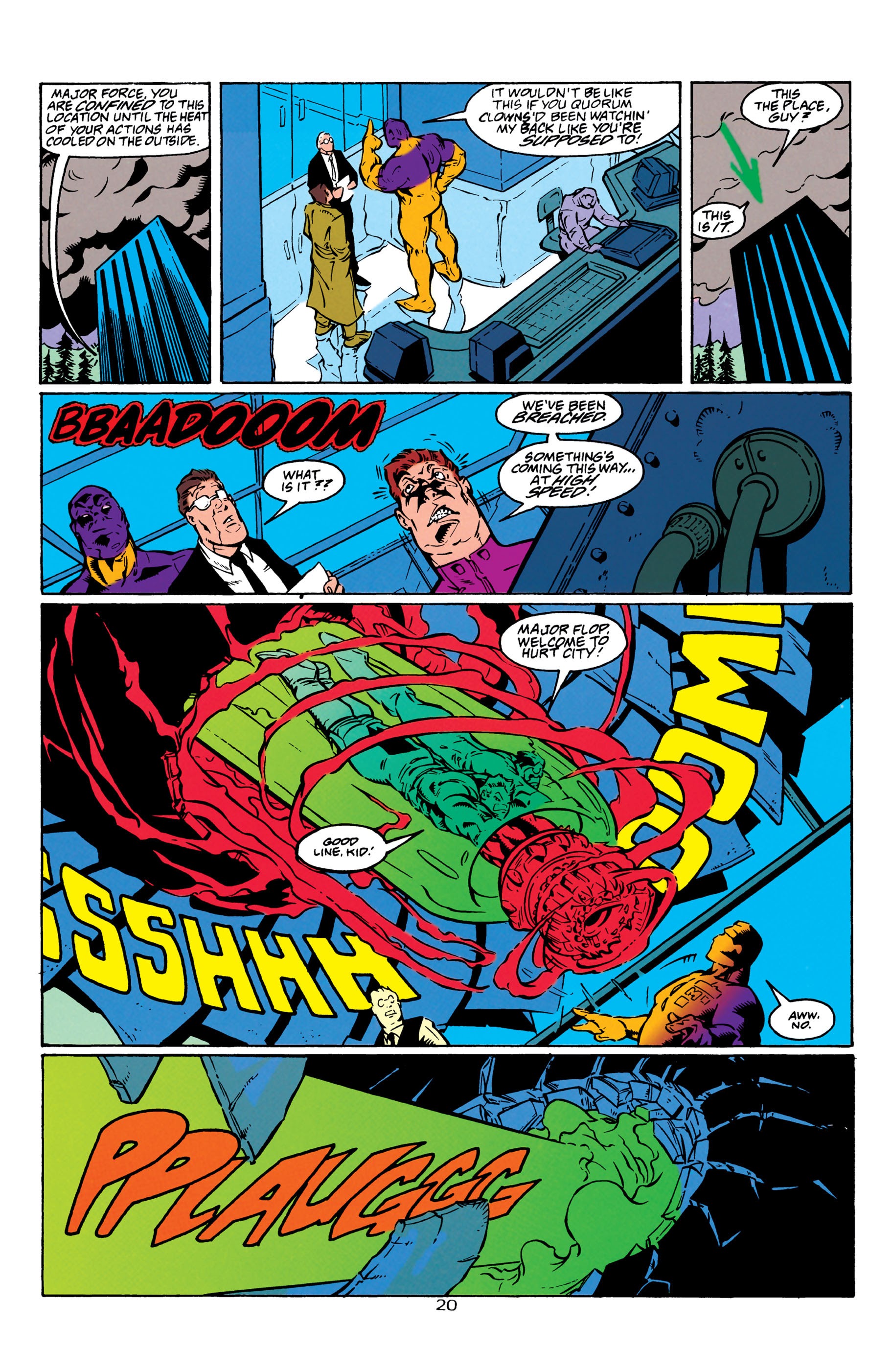 Read online Guy Gardner: Warrior comic -  Issue #28 - 20