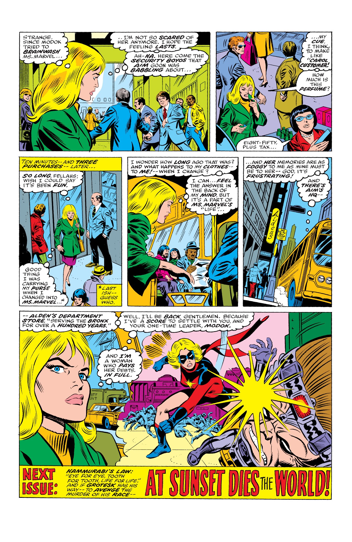 Read online Marvel Masterworks: Ms. Marvel comic -  Issue # TPB 1 - 132