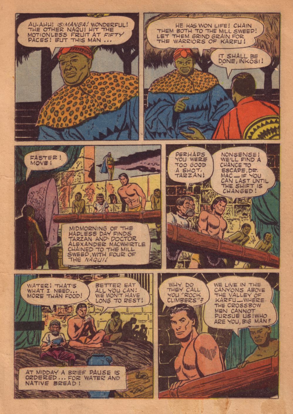 Read online Tarzan (1948) comic -  Issue #55 - 9