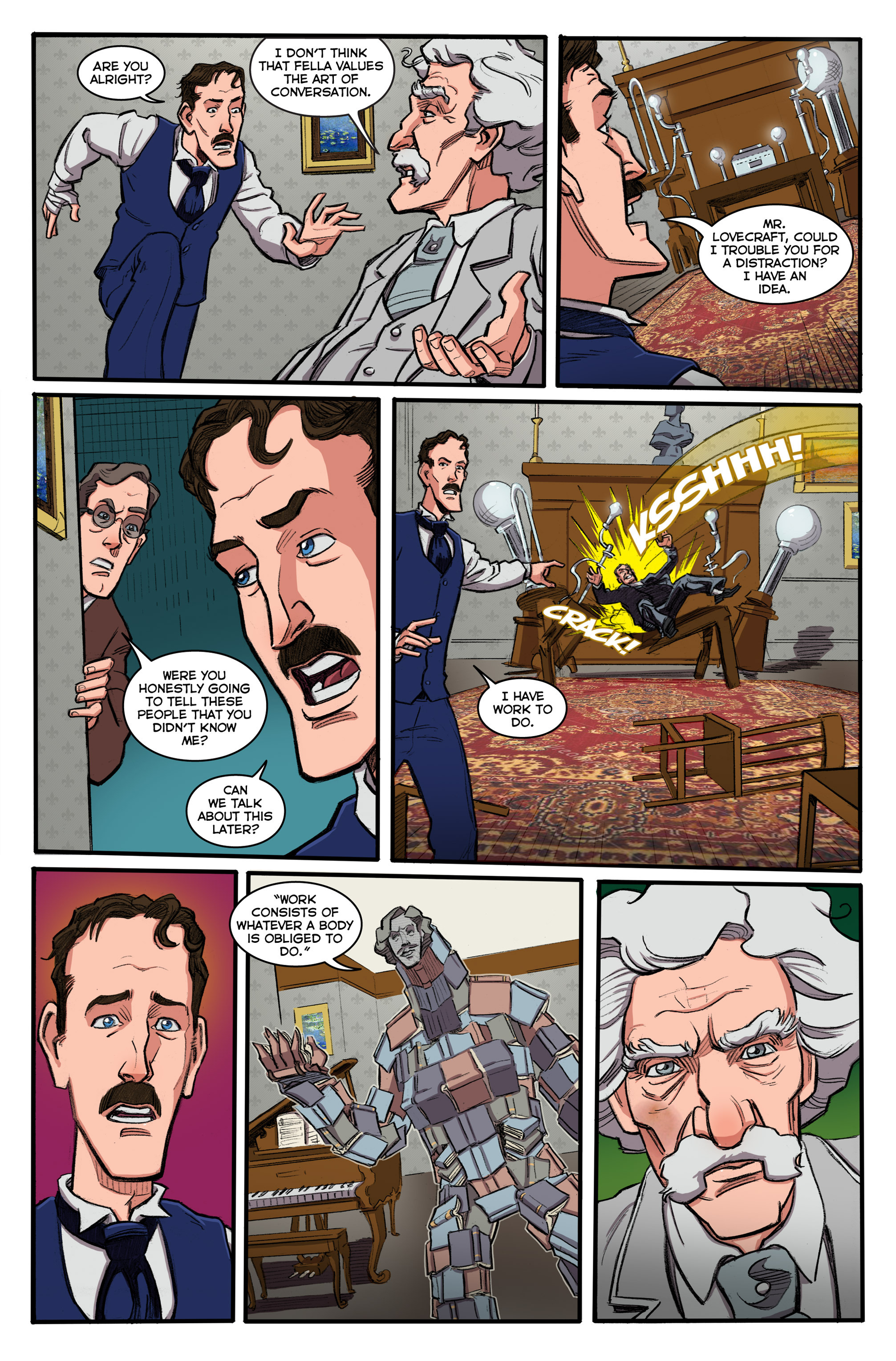 Read online Herald: Lovecraft and Tesla comic -  Issue #5 - 13
