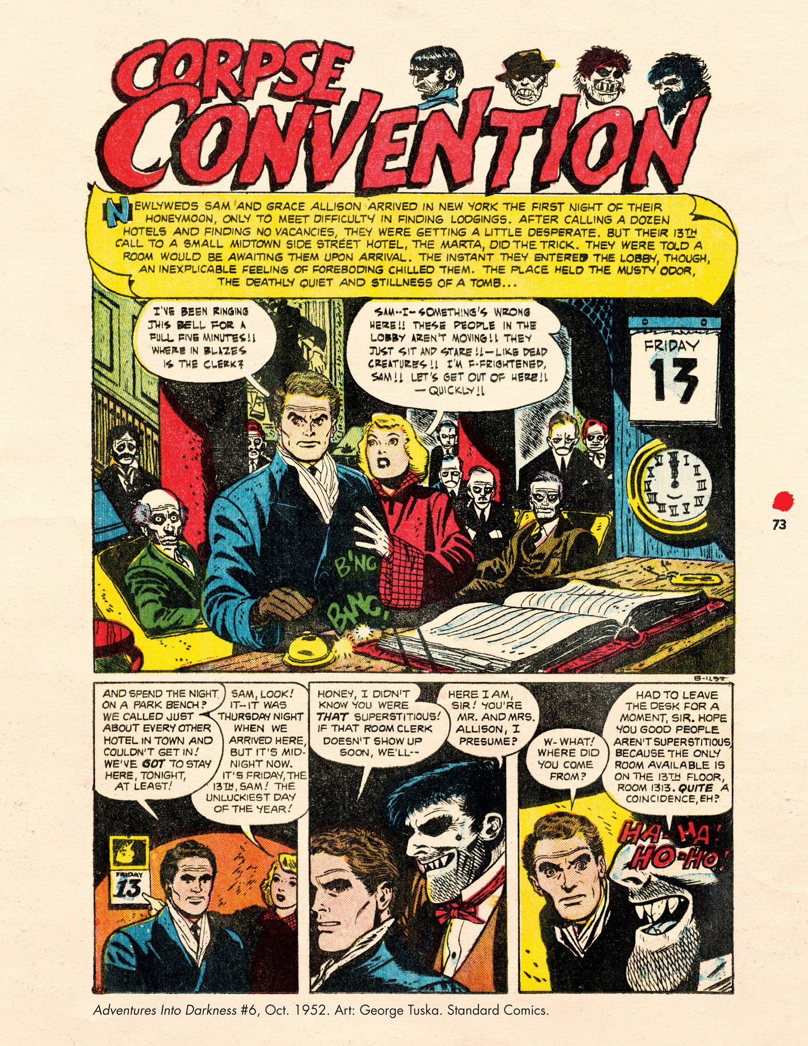 Read online Chilling Archives of Horror Comics comic -  Issue # TPB 5 - 73