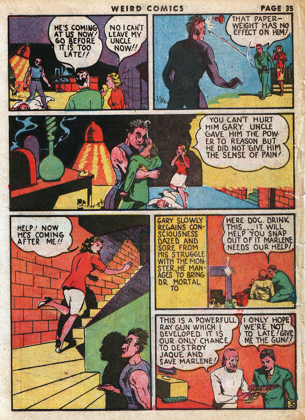 Read online Weird Comics comic -  Issue #3 - 37