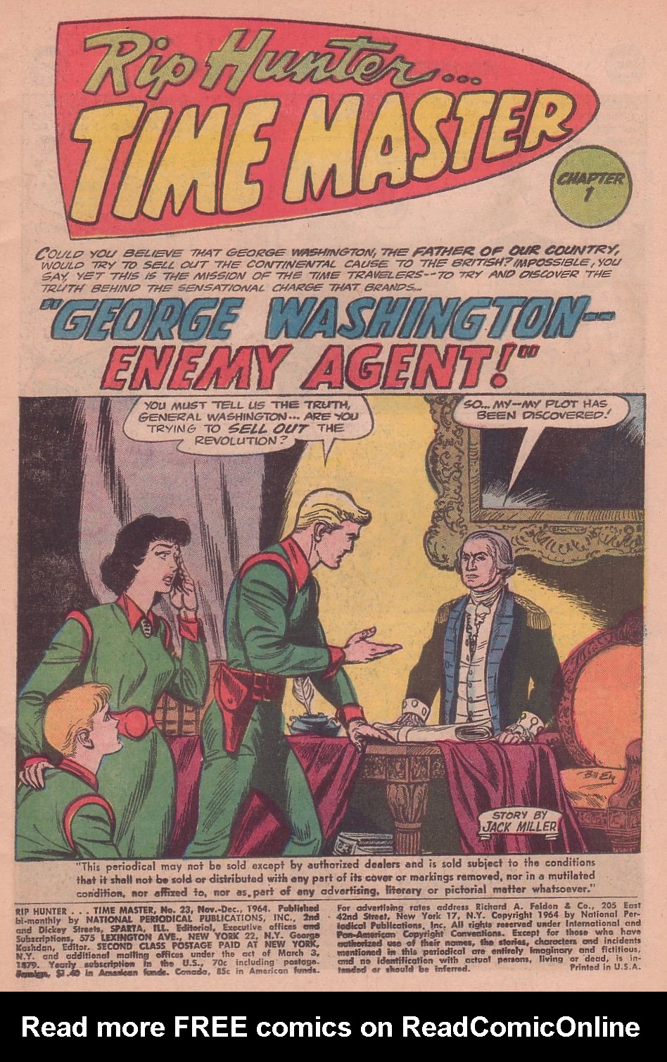 Read online Rip Hunter...Time Master comic -  Issue #23 - 3