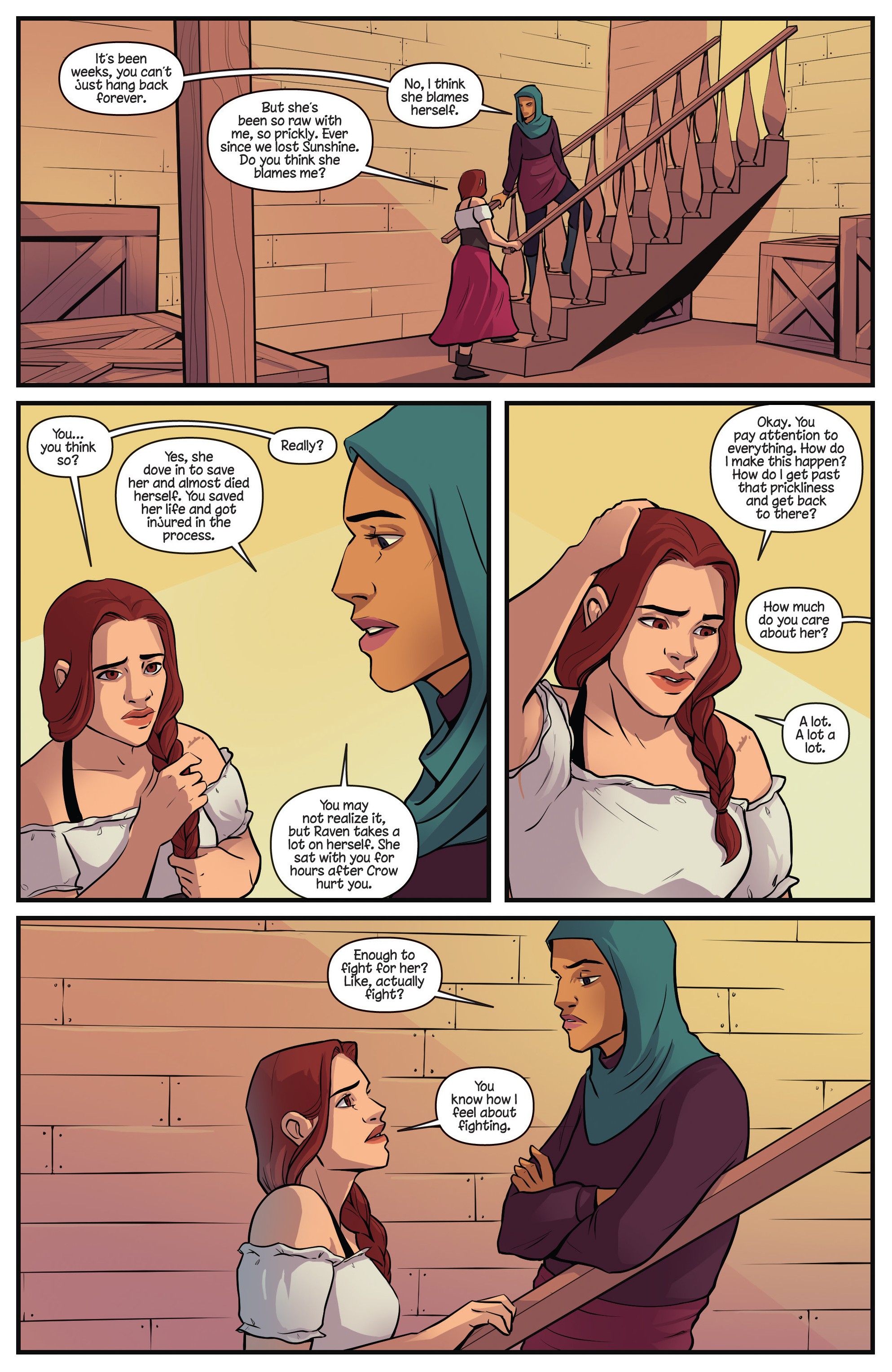 Read online Princeless Raven Year Two: Love and Revenge comic -  Issue # _TPB Get Lost Together - 8