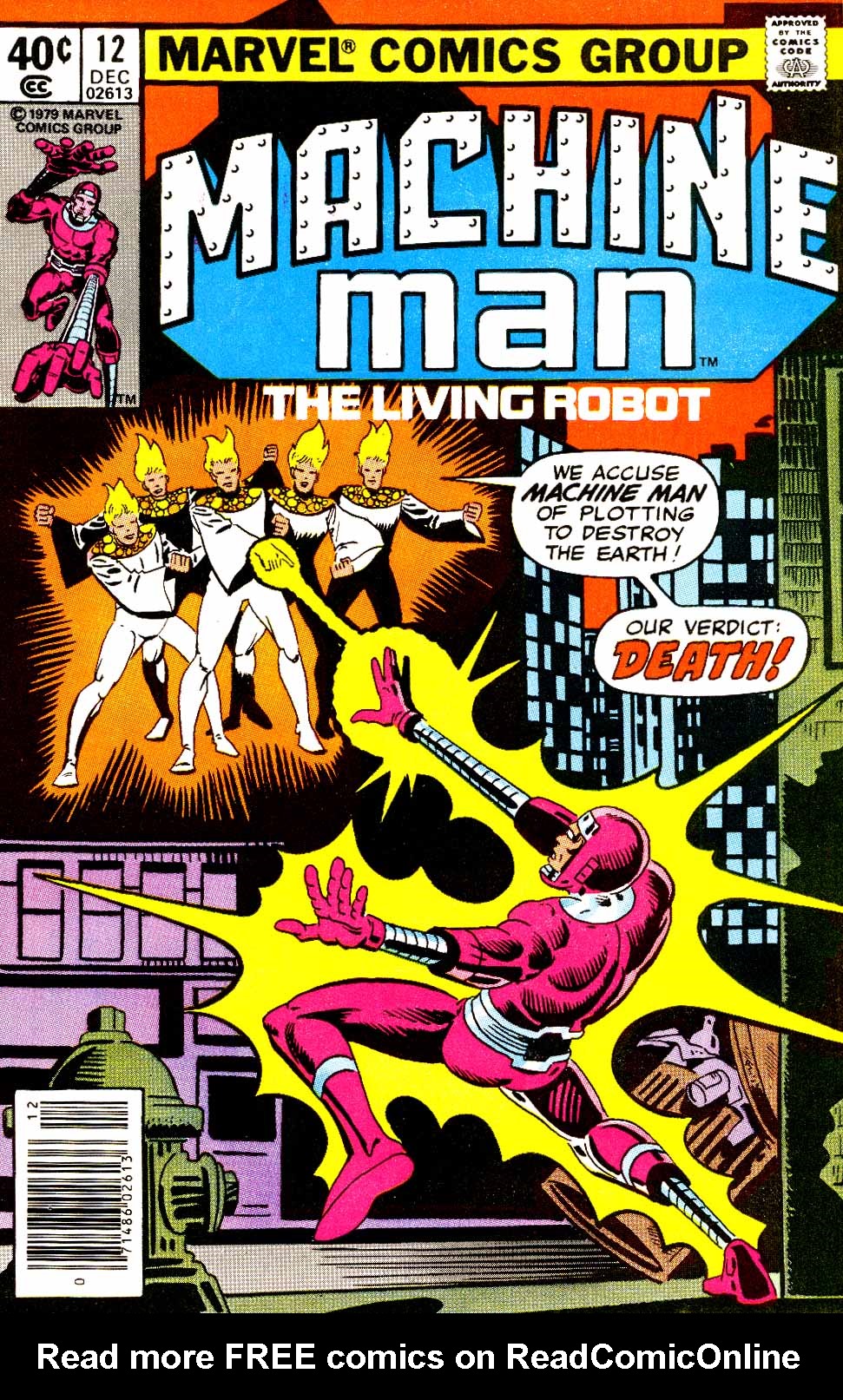 Read online Machine Man (1978) comic -  Issue #12 - 1