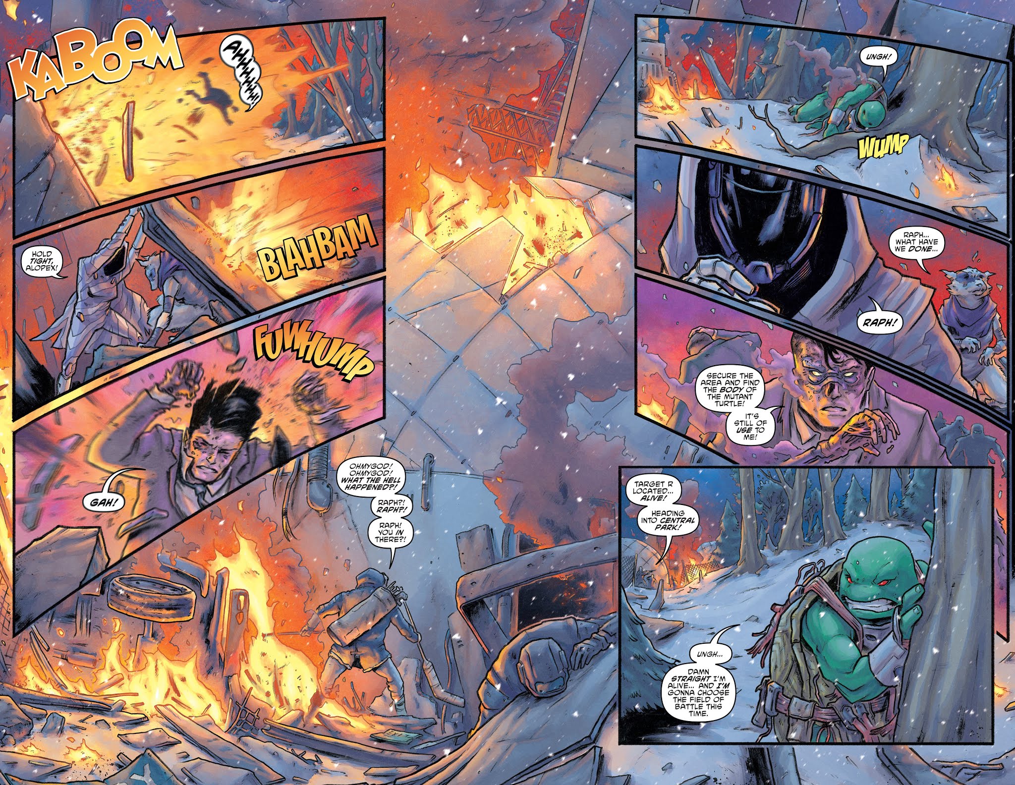 Read online Teenage Mutant Ninja Turtles: Macro-Series comic -  Issue #4 - 21