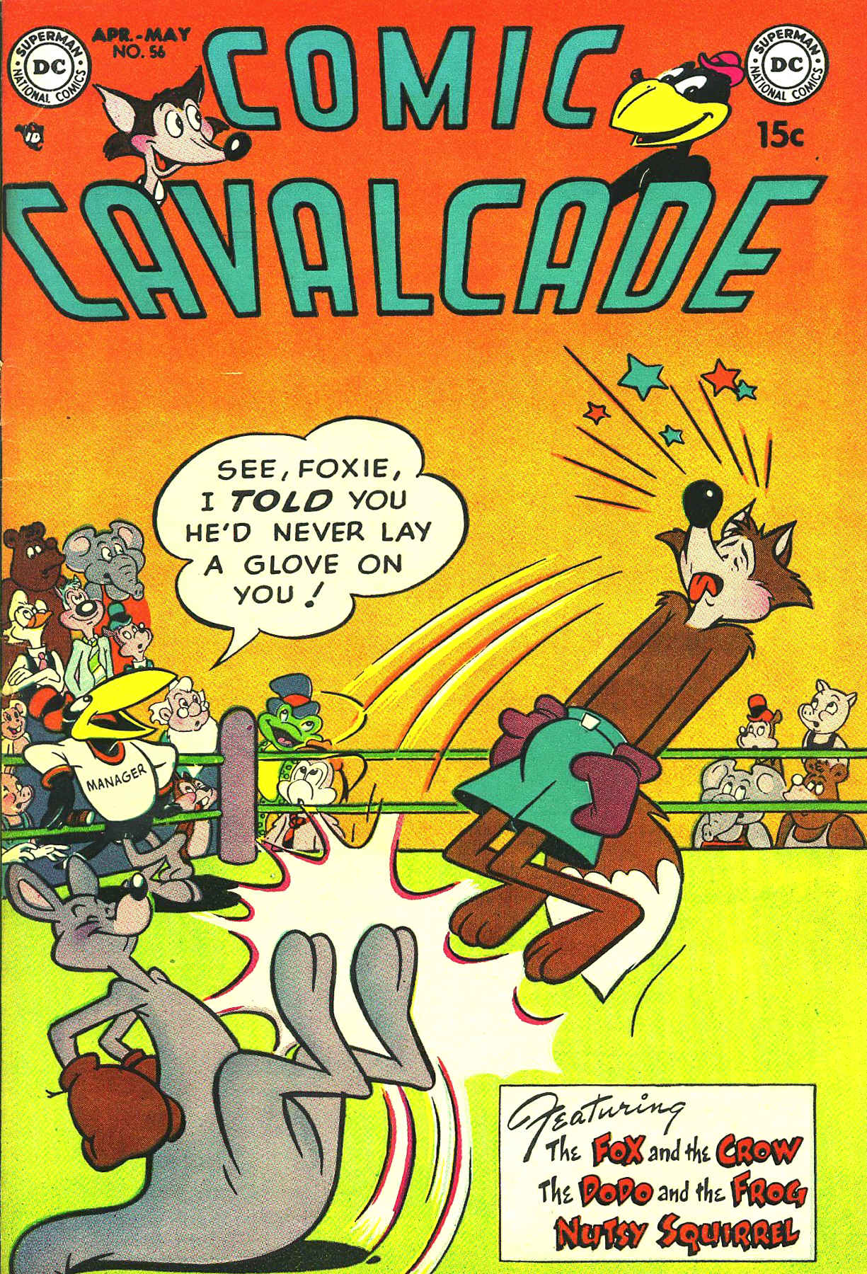 Read online Comic Cavalcade comic -  Issue #56 - 1