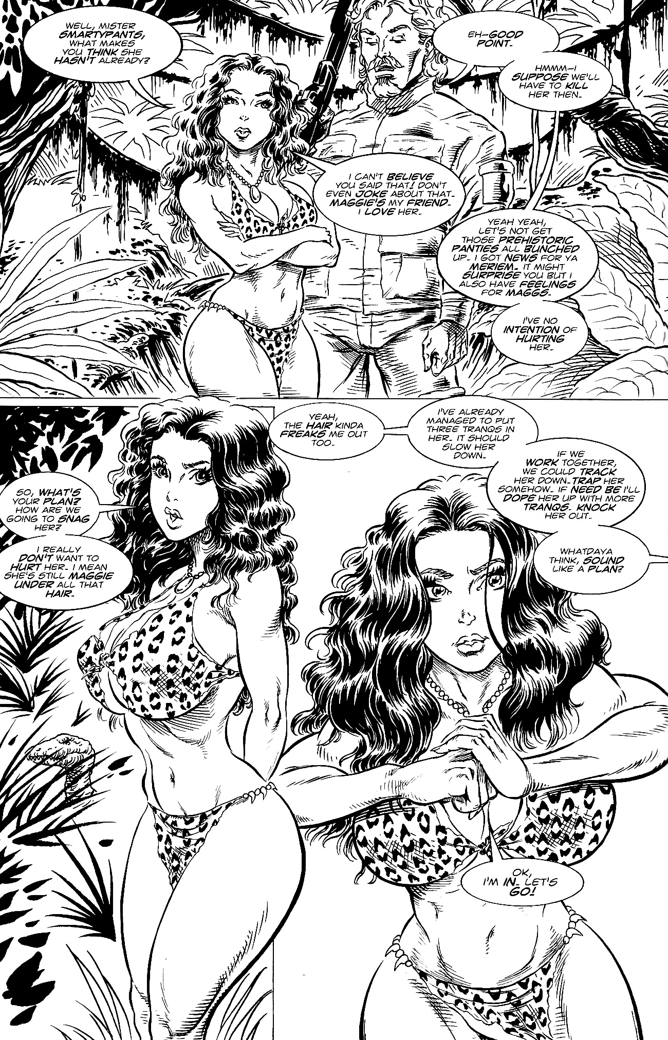 Read online Cavewoman: Feeding Grounds comic -  Issue #2 - 6
