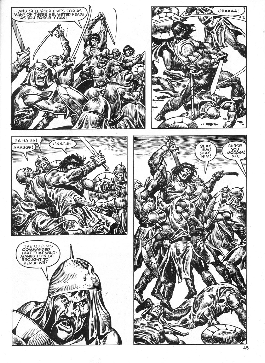 Read online The Savage Sword Of Conan comic -  Issue #99 - 44