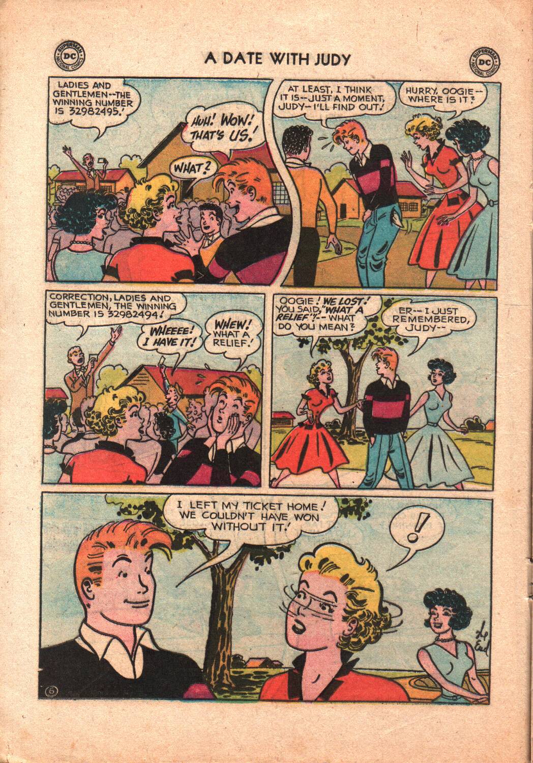 Read online A Date with Judy comic -  Issue #60 - 16
