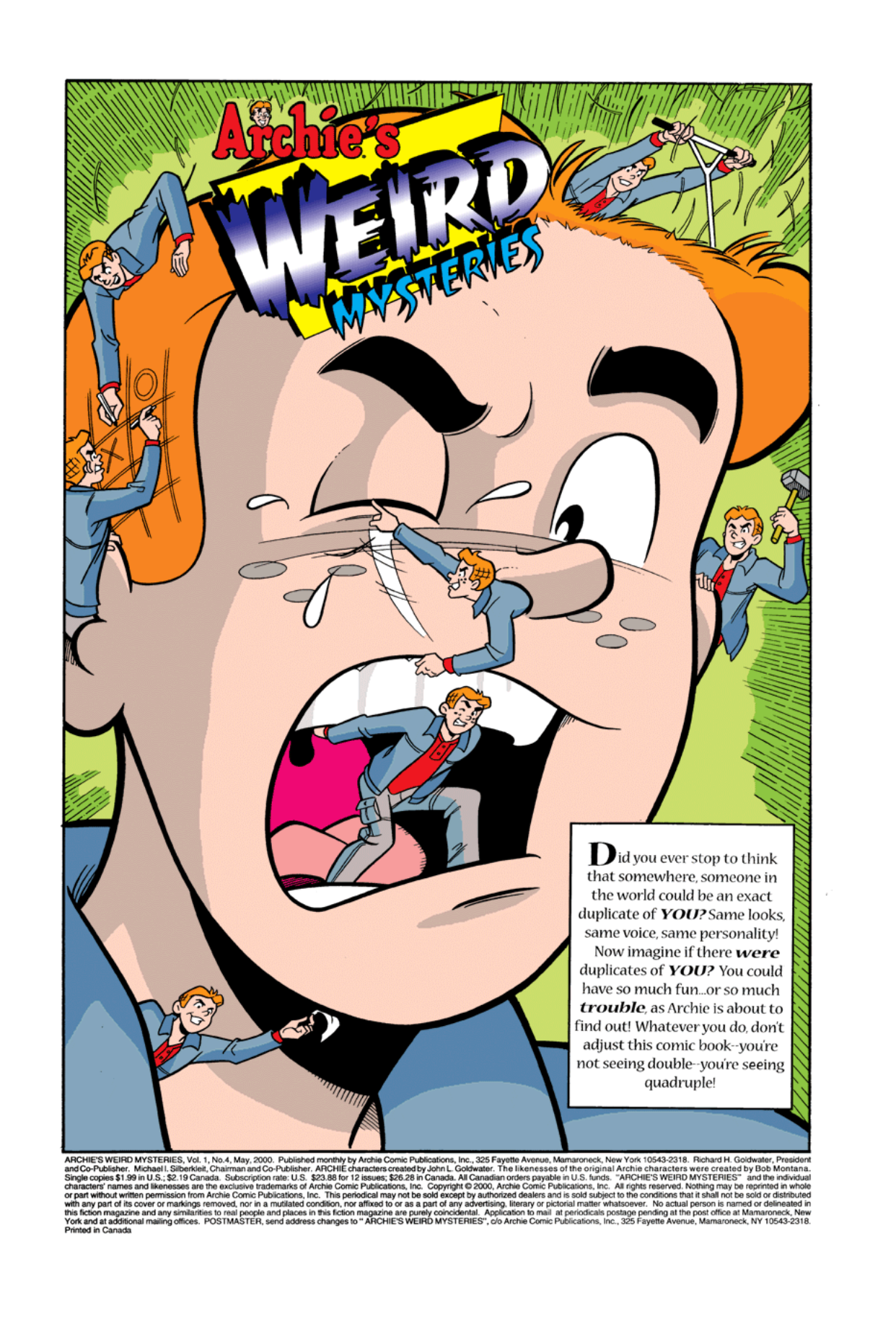 Read online Archie's Weird Mysteries comic -  Issue #4 - 2