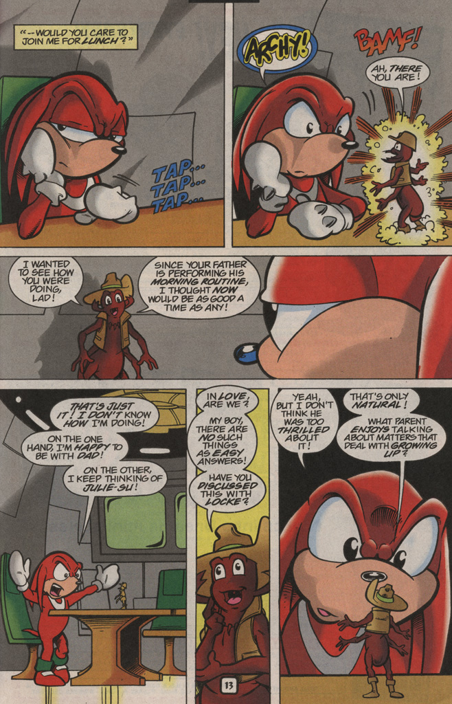 Read online Knuckles the Echidna comic -  Issue #26 - 17