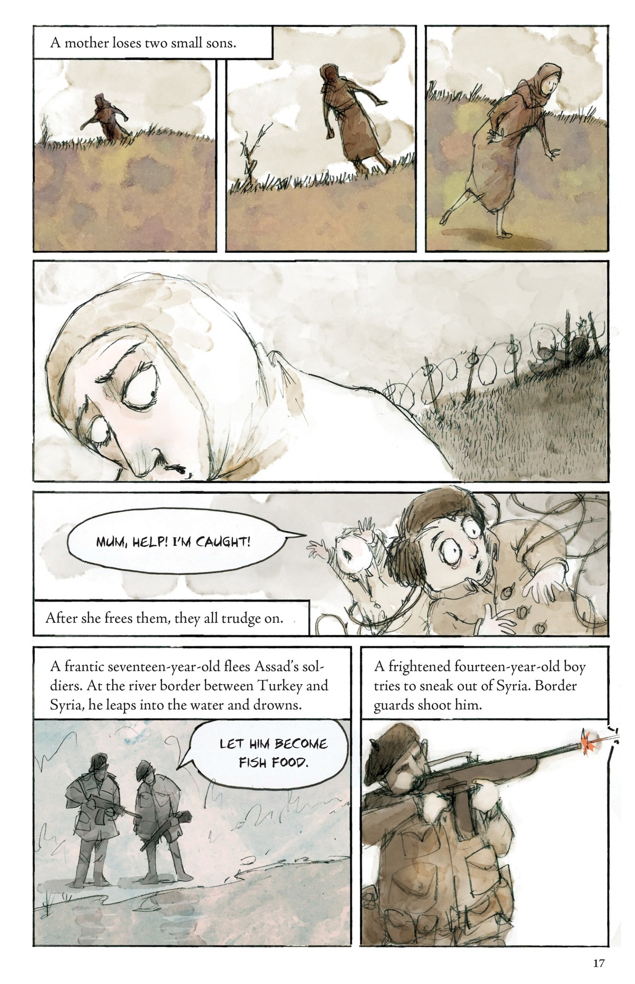 Read online The Unwanted: Stories of the Syrian Refugees comic -  Issue # TPB - 16