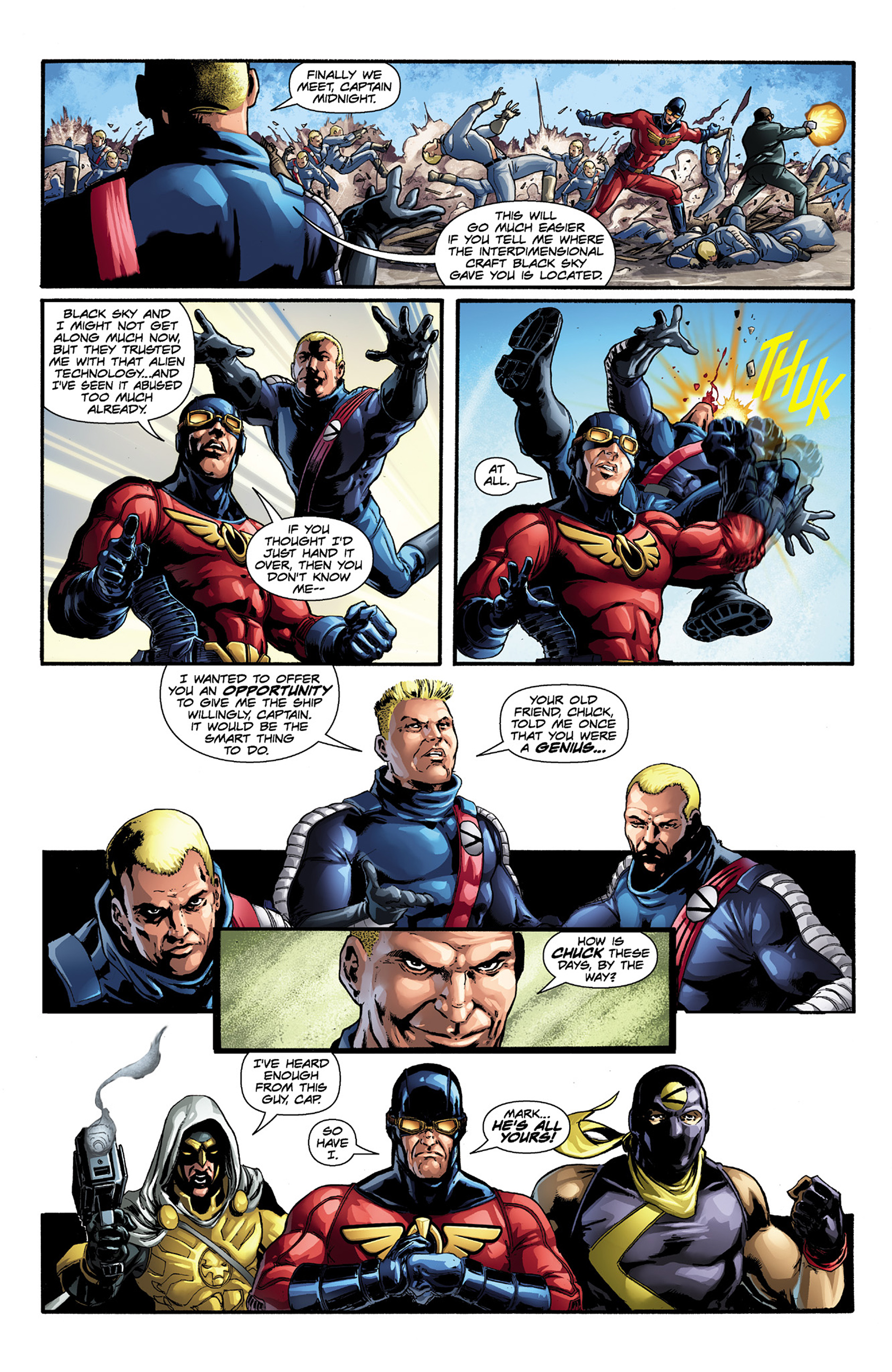 Read online Captain Midnight comic -  Issue #23 - 6